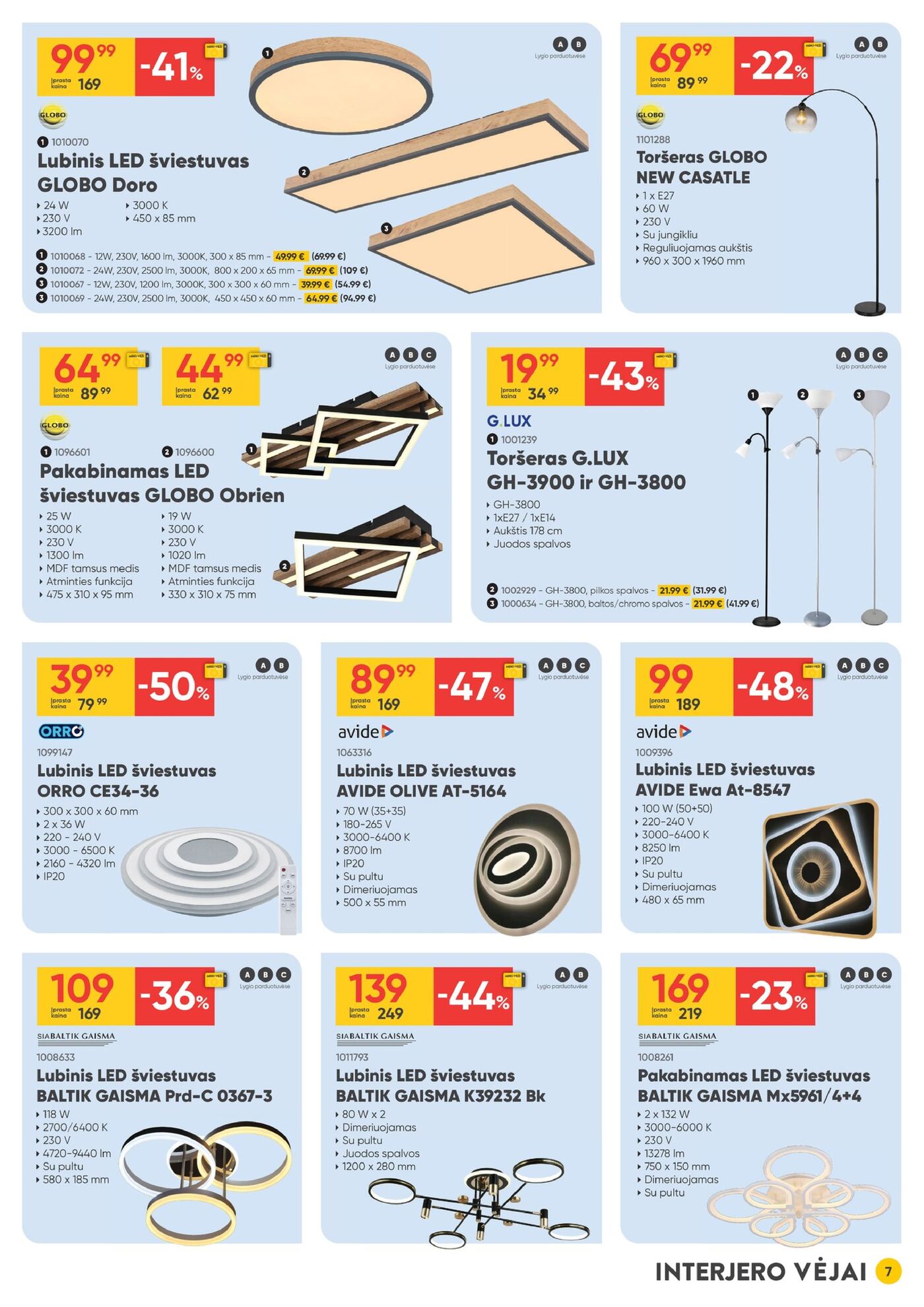 Moki Veži kainynas Nr. 10 – 7 puslapis