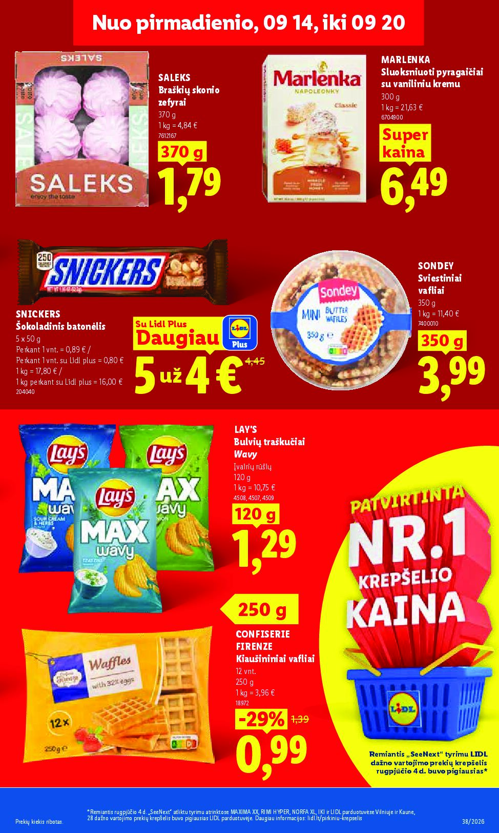 Naujas Lidl leidinys - MAISTO PREKIŲ PASIŪLYMAI Nr.38 – 11 puslapis