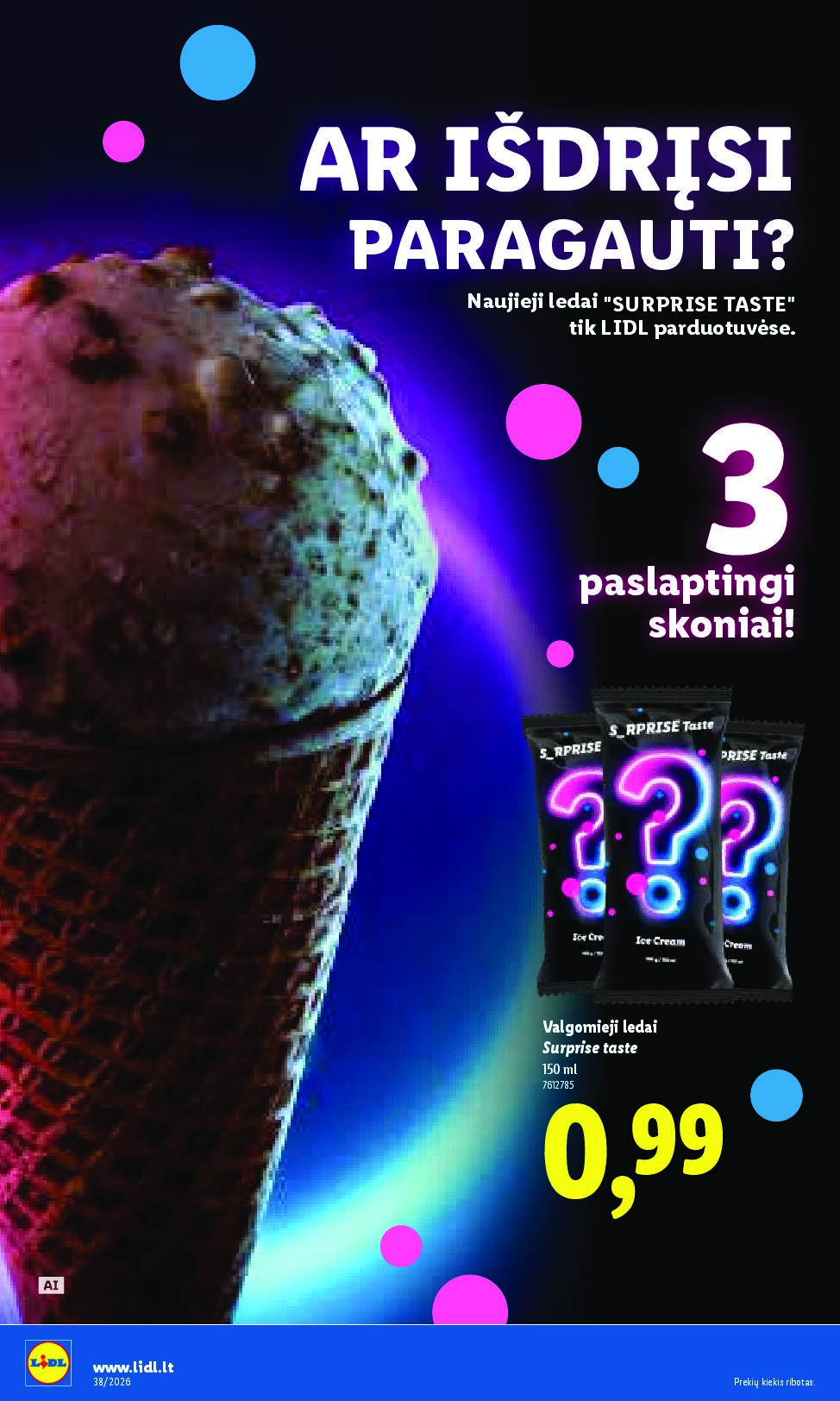 Naujas Lidl leidinys - MAISTO PREKIŲ PASIŪLYMAI Nr.38 – 16 puslapis