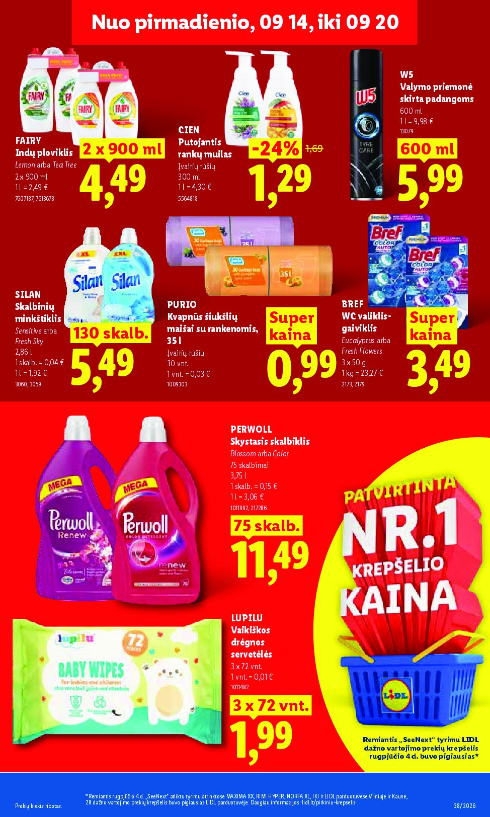 Naujas Lidl leidinys - MAISTO PREKIŲ PASIŪLYMAI Nr.38 – 17 puslapis