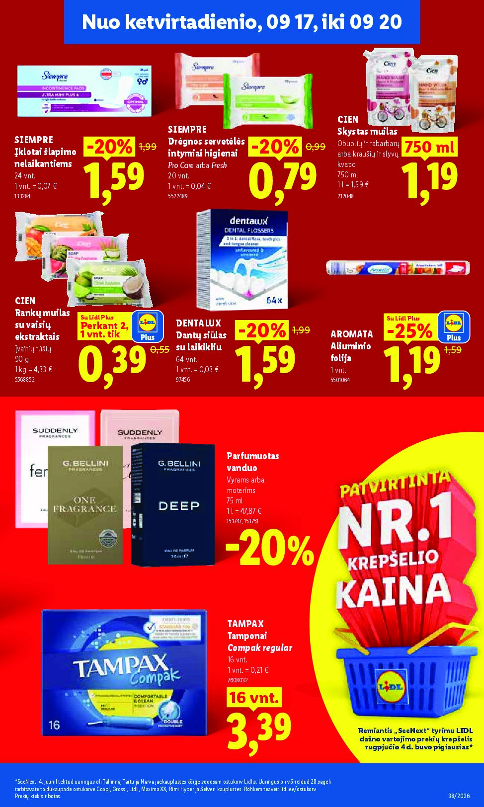Naujas Lidl leidinys - MAISTO PREKIŲ PASIŪLYMAI Nr.38 – 31 puslapis