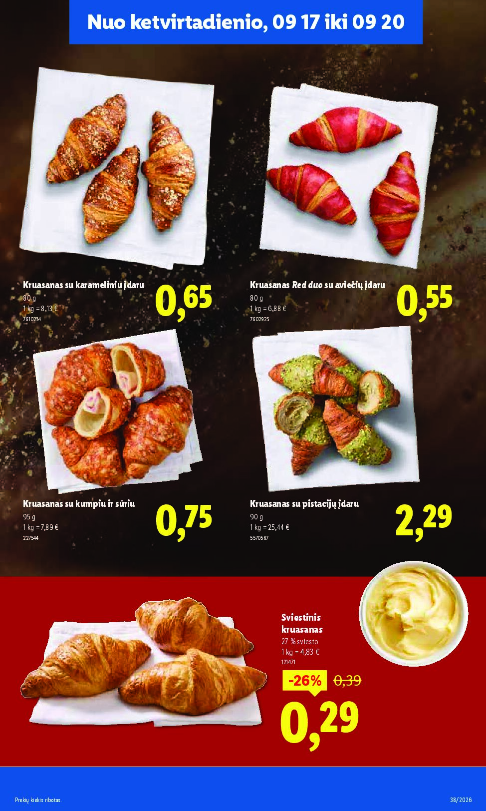 Naujas Lidl leidinys - MAISTO PREKIŲ PASIŪLYMAI Nr.38 – 33 puslapis