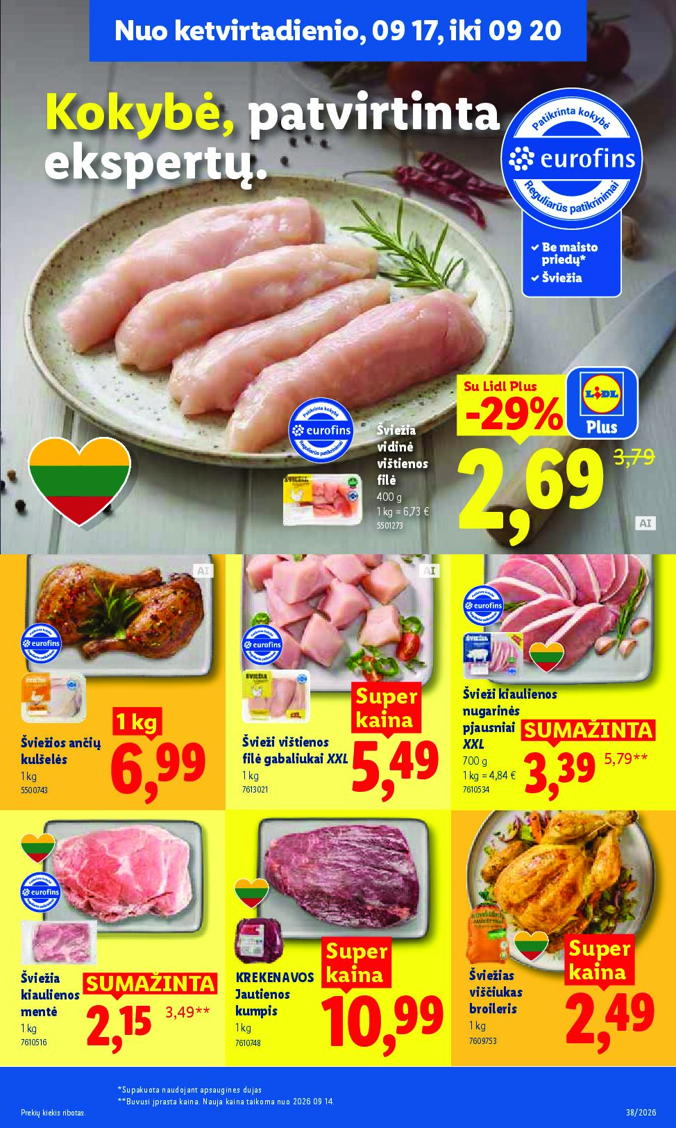 Naujas Lidl leidinys - MAISTO PREKIŲ PASIŪLYMAI Nr.38 – 37 puslapis
