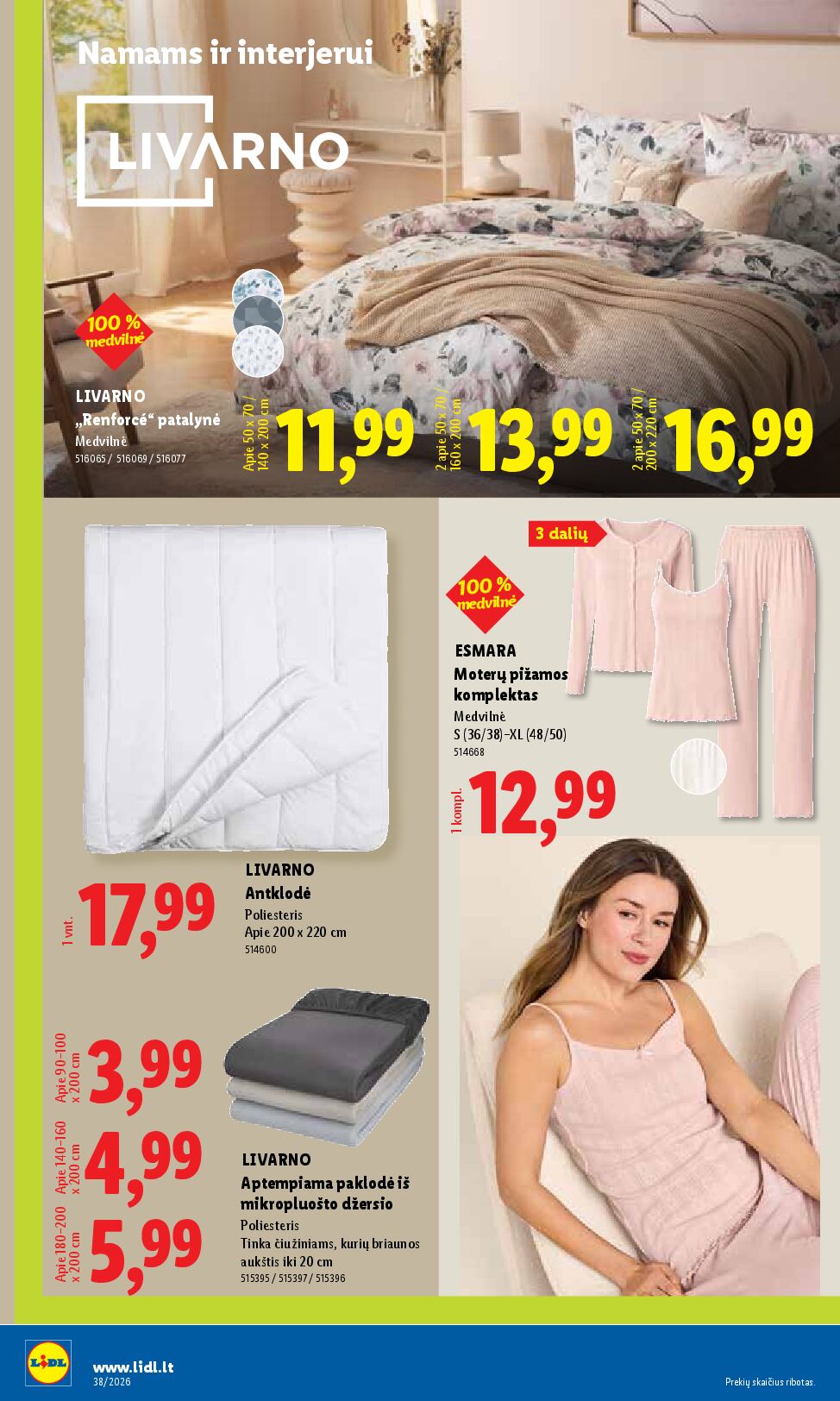Naujas Lidl leidinys - NE MAISTO PREKIŲ PASIŪLYMAI Nr.38 – 10 puslapis
