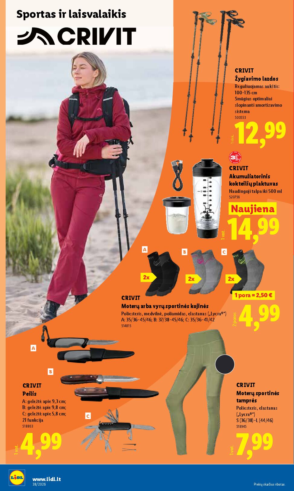 Naujas Lidl leidinys - NE MAISTO PREKIŲ PASIŪLYMAI Nr.38 – 4 puslapis