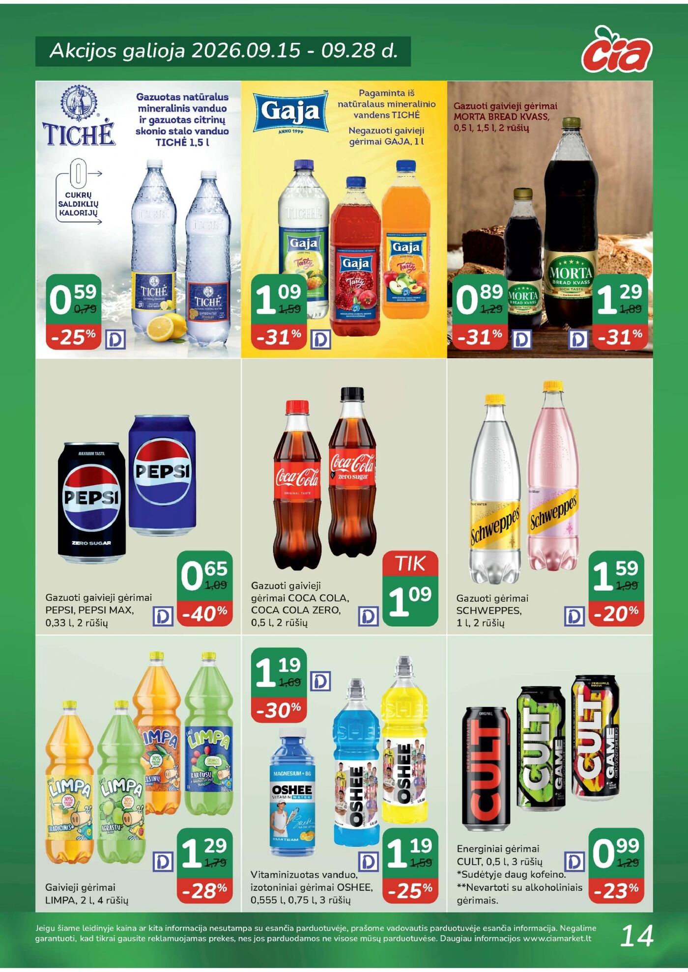 ČIA MARKET akcijų leidinys Nr. 19 (94) – 10 puslapis