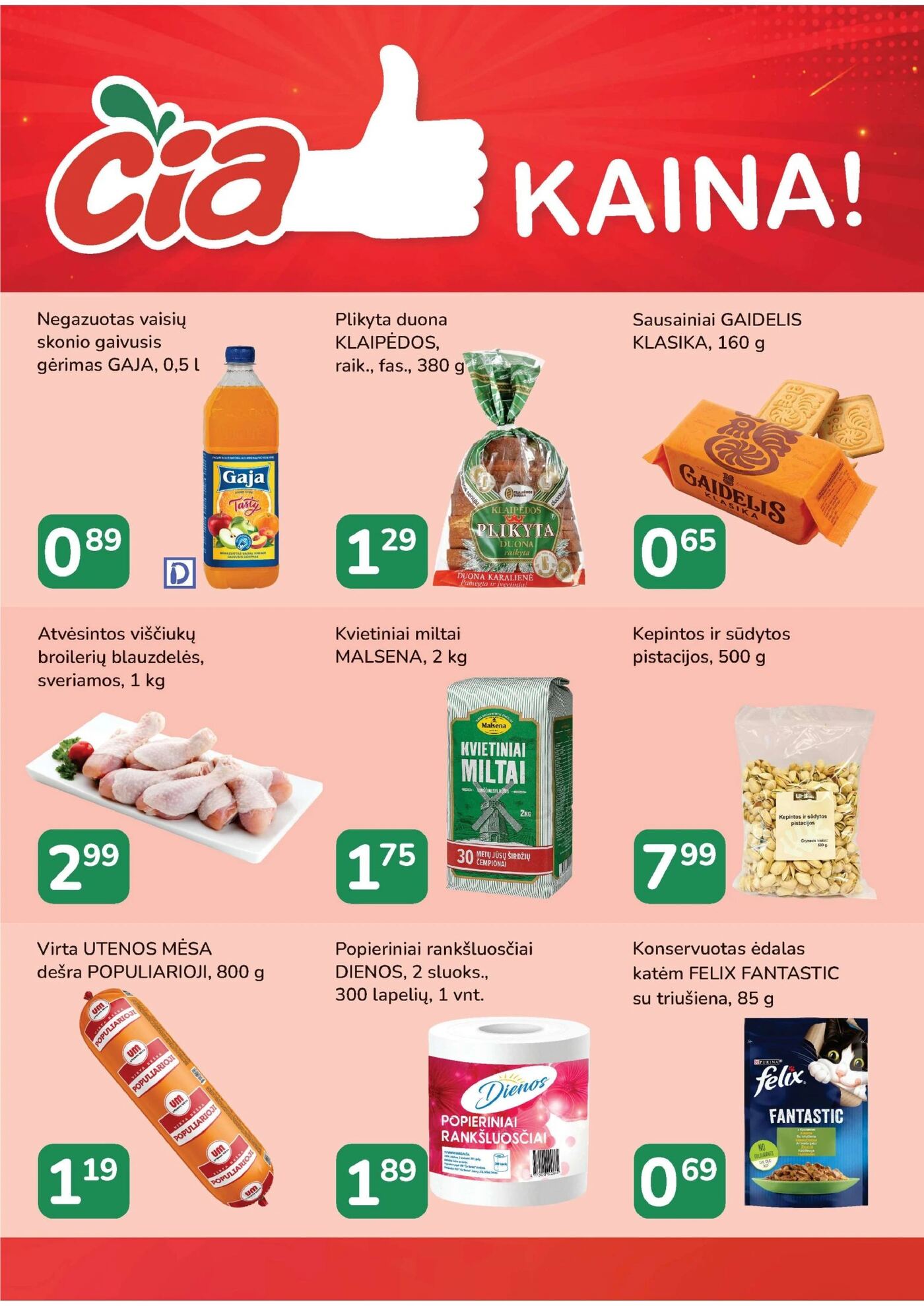 ČIA MARKET akcijų leidinys Nr. 19 (94) – 14 puslapis