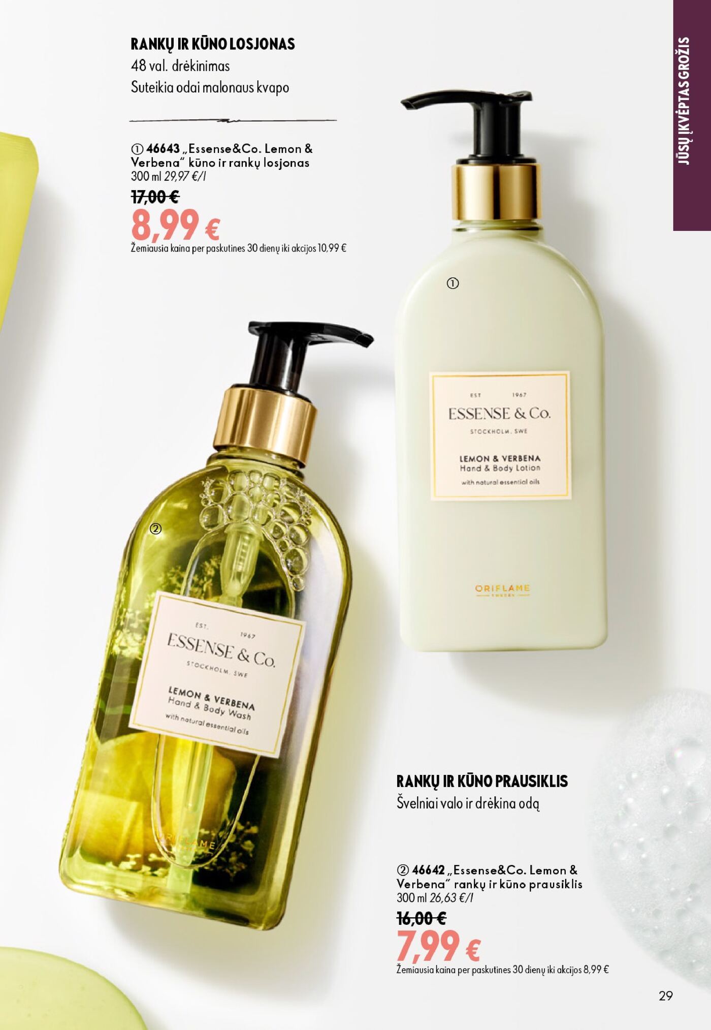 Oriflame Katalogas 13 – 29 puslapis