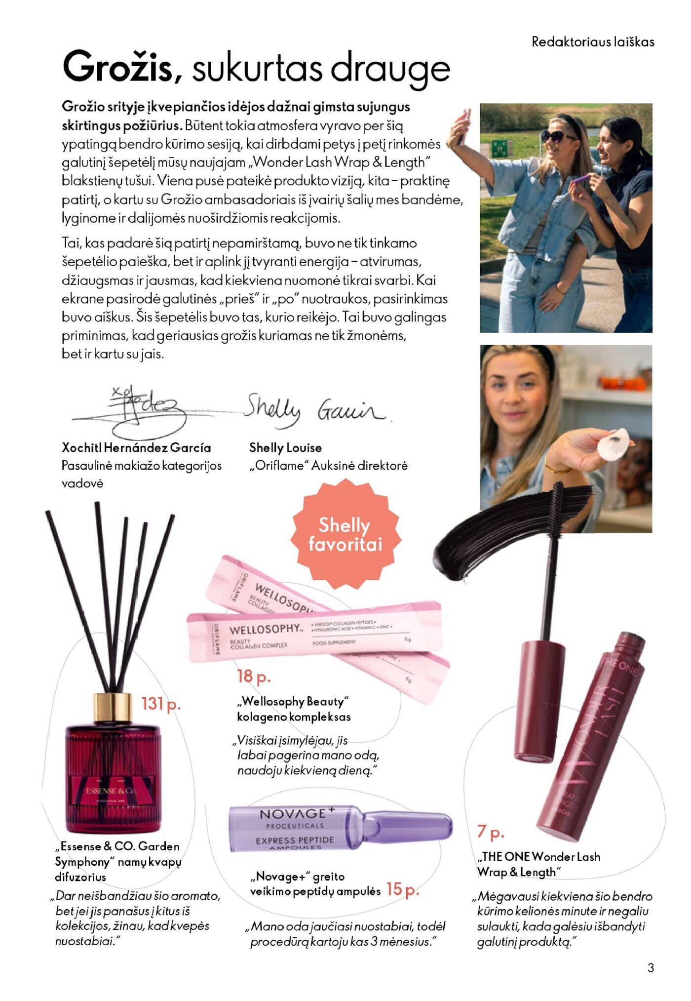 Oriflame Katalogas 13 – 3 puslapis