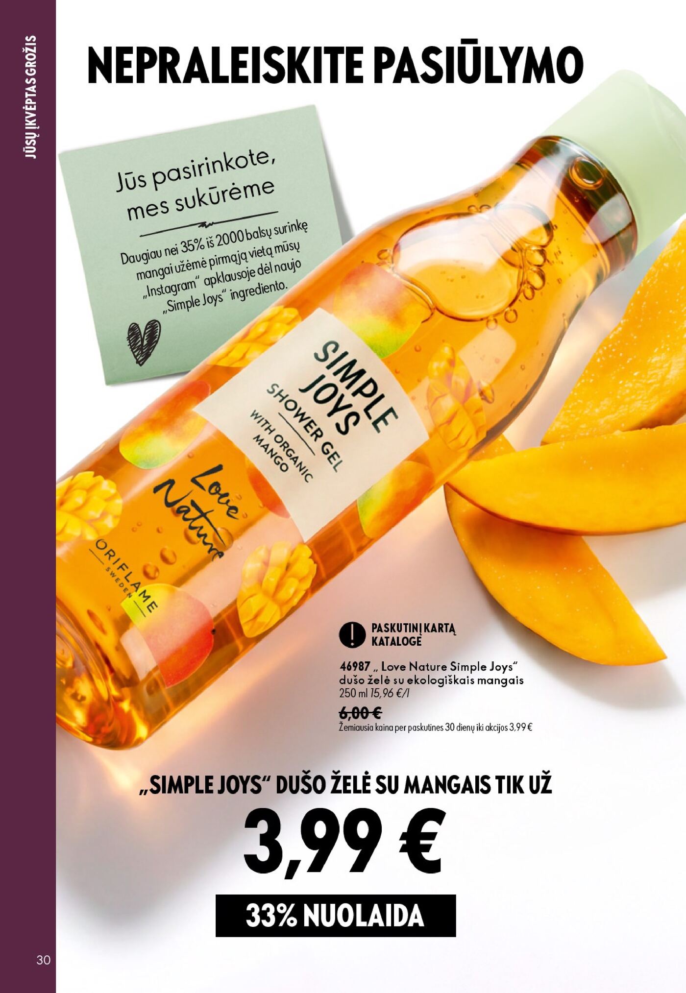 Oriflame Katalogas 13 – 30 puslapis