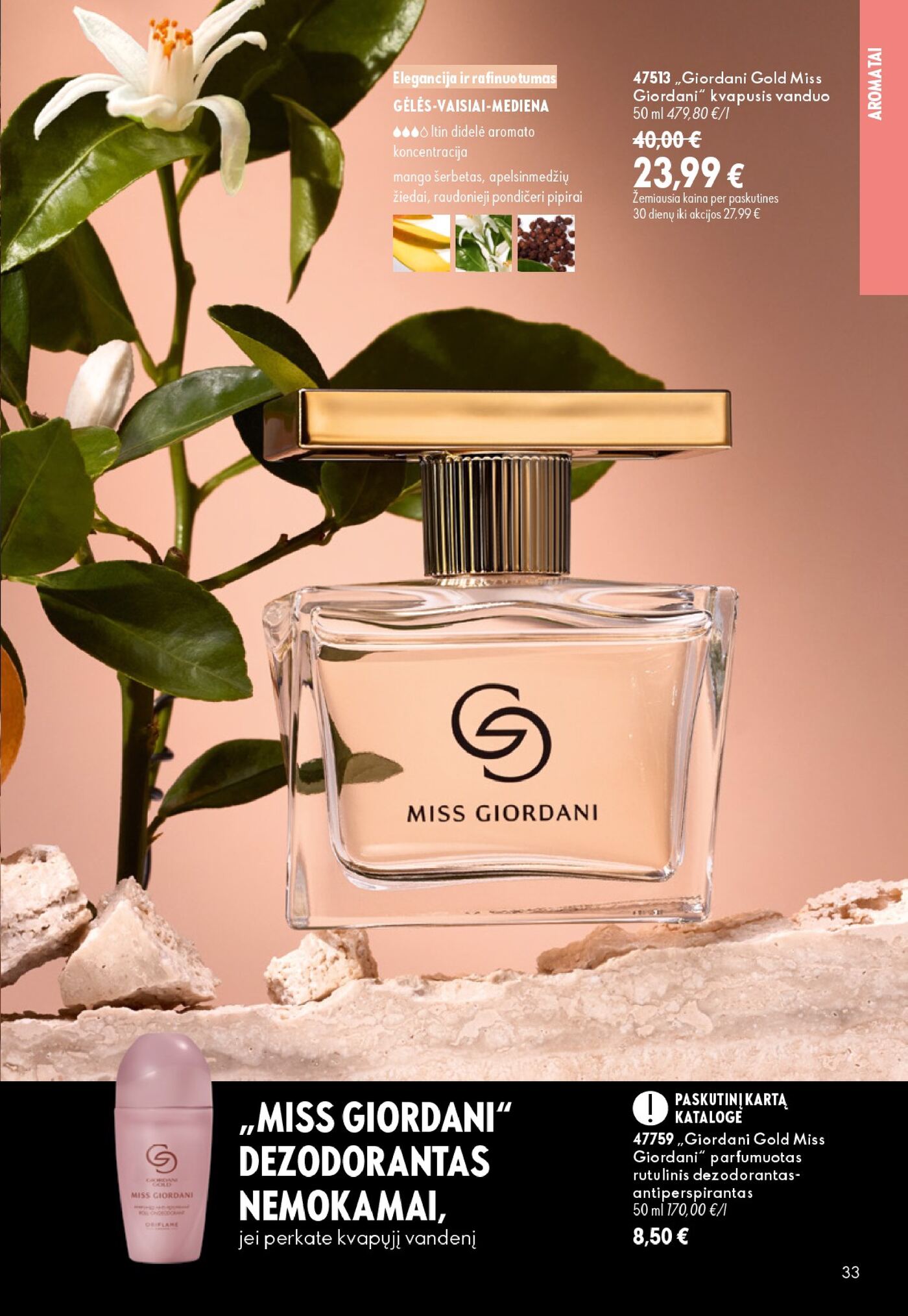 Oriflame Katalogas 13 – 33 puslapis