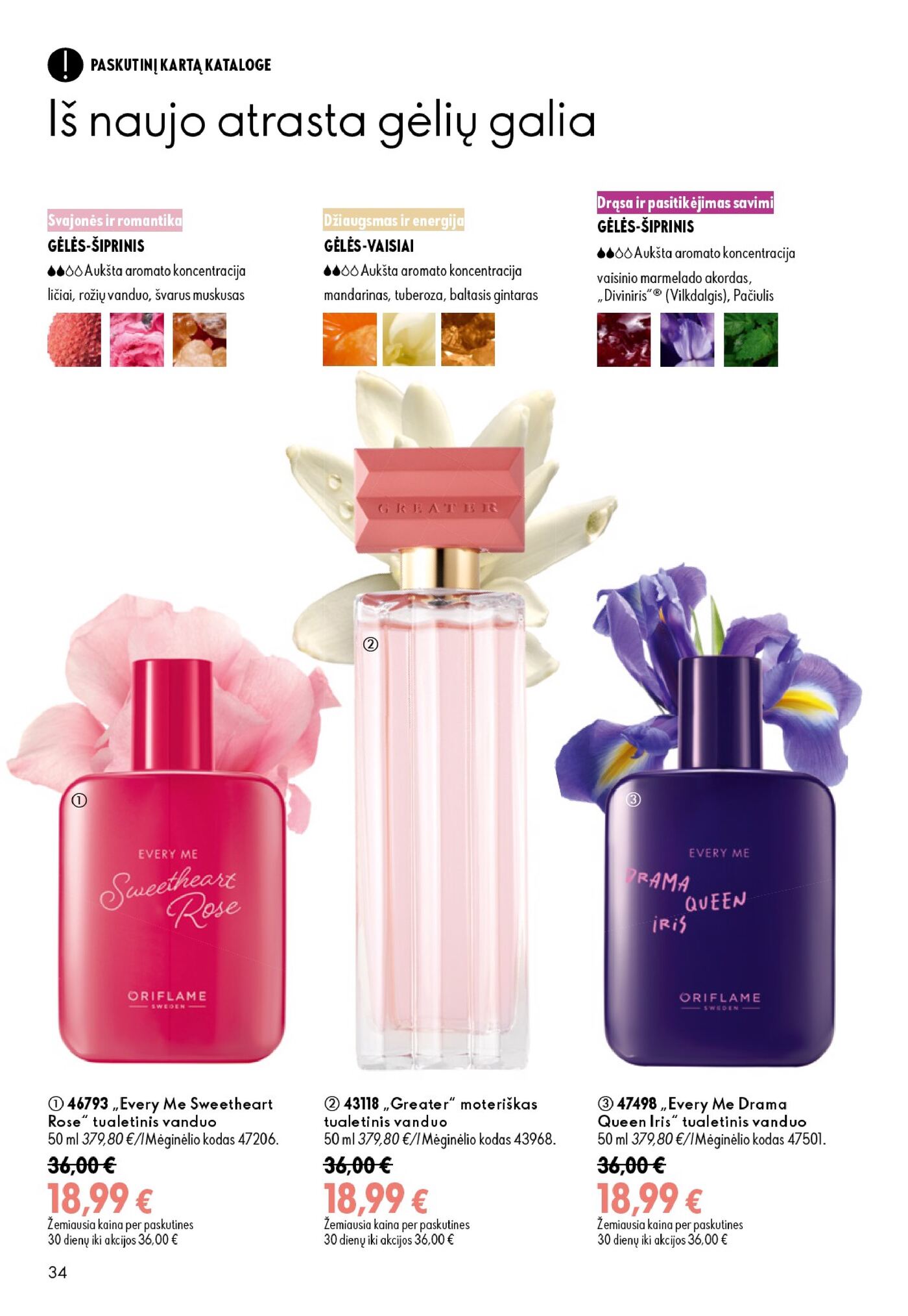 Oriflame Katalogas 13 – 34 puslapis