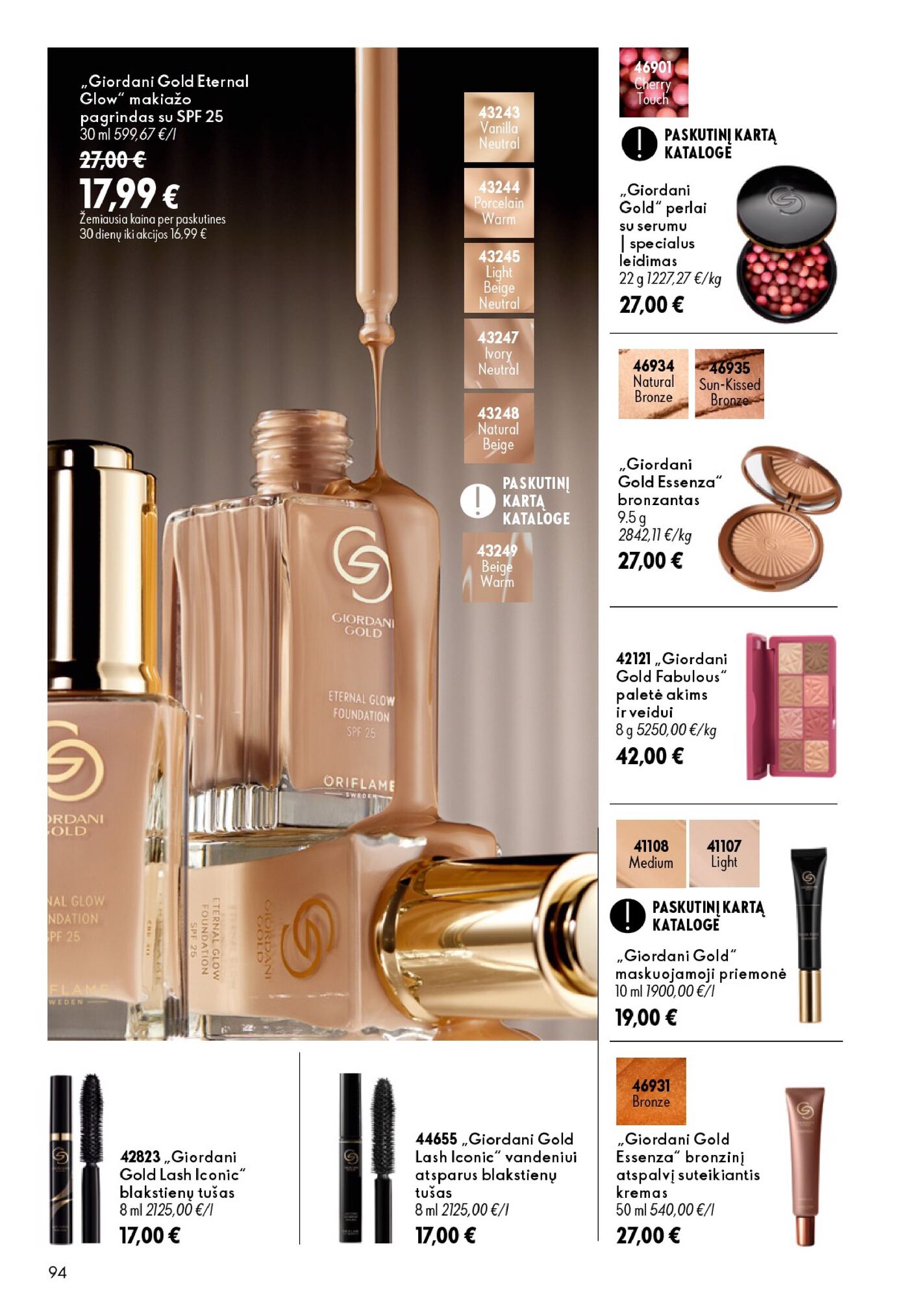 Oriflame Katalogas 13 – 94 puslapis