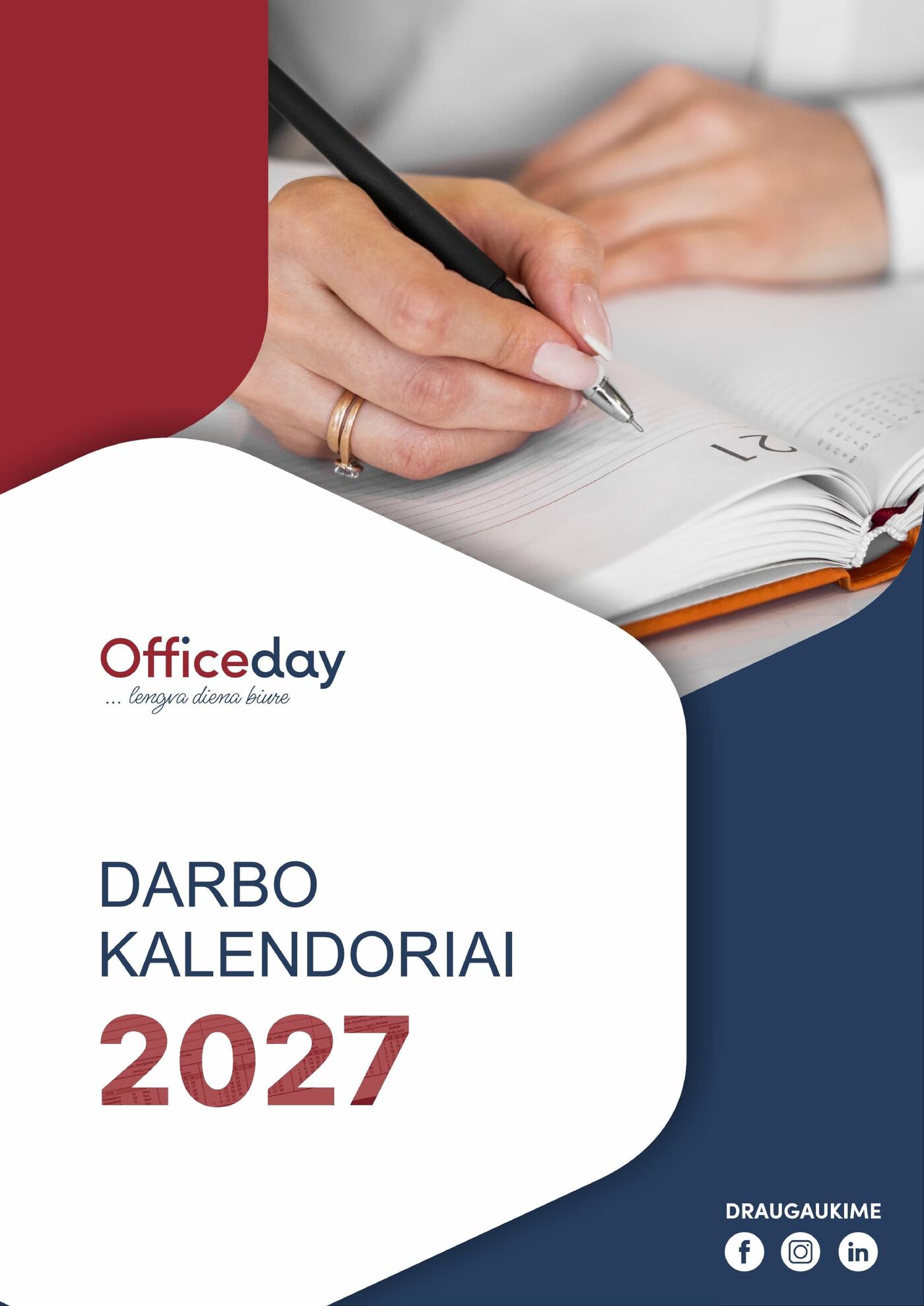 Naujas Officeday leidinys - Darbo kalendorių katalogas 2027 – 22 puslapis