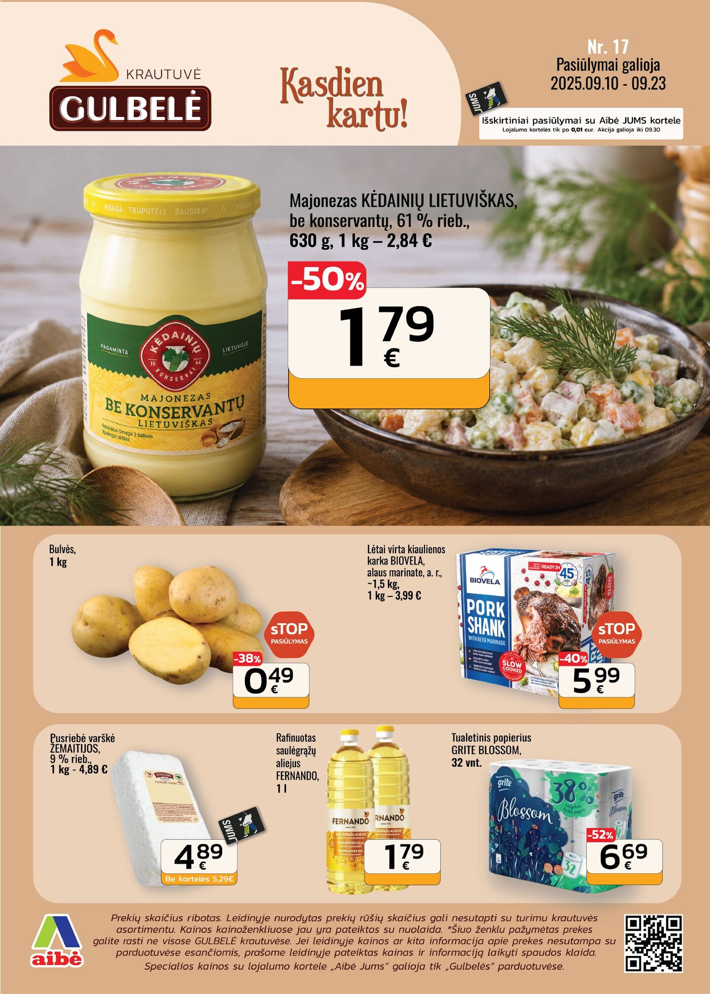 Gulbelės leidinys nr. 17 – 1 puslapis