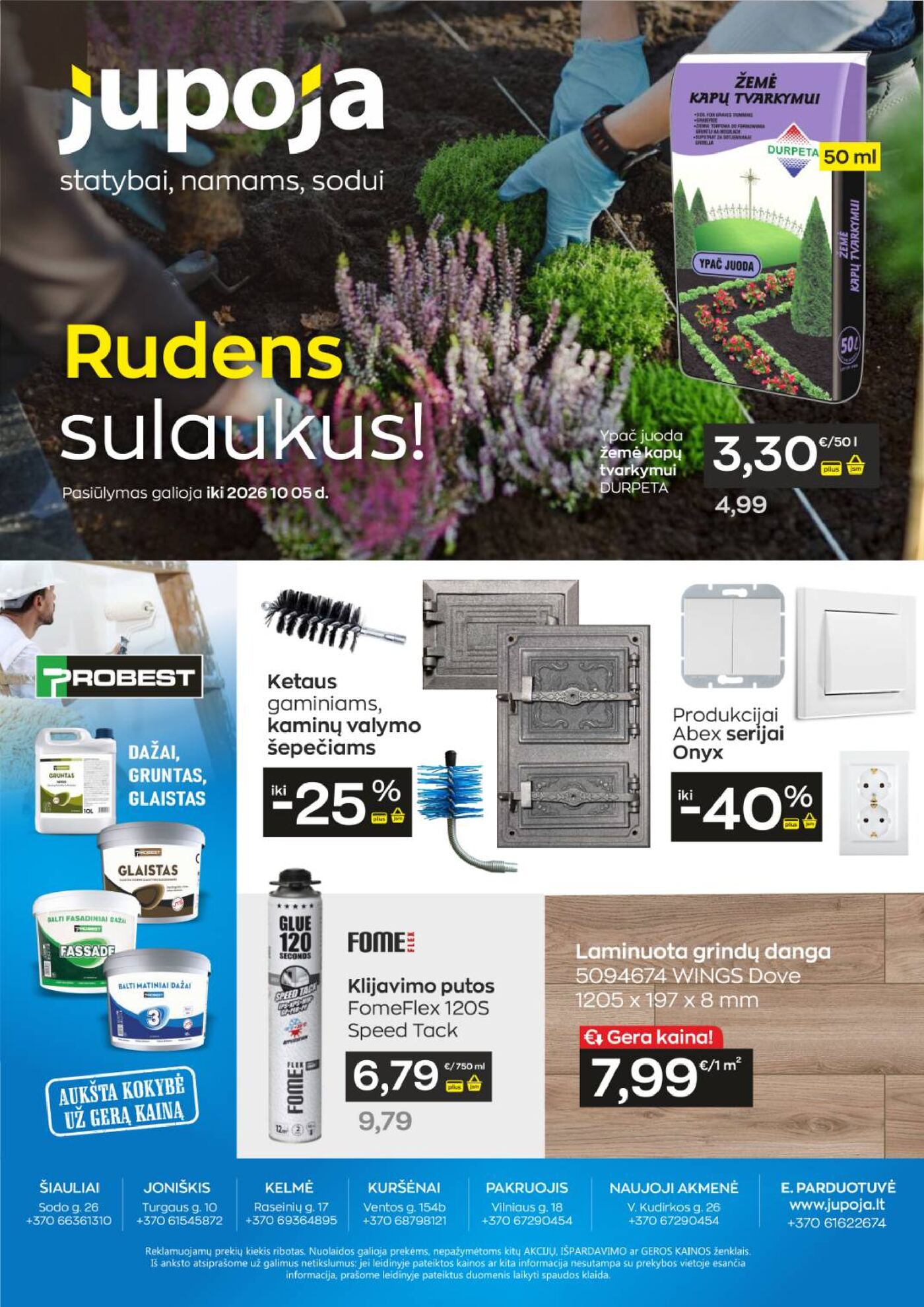 JUPOJA pasiūlymų leidinys Nr. 9 – 1 puslapis