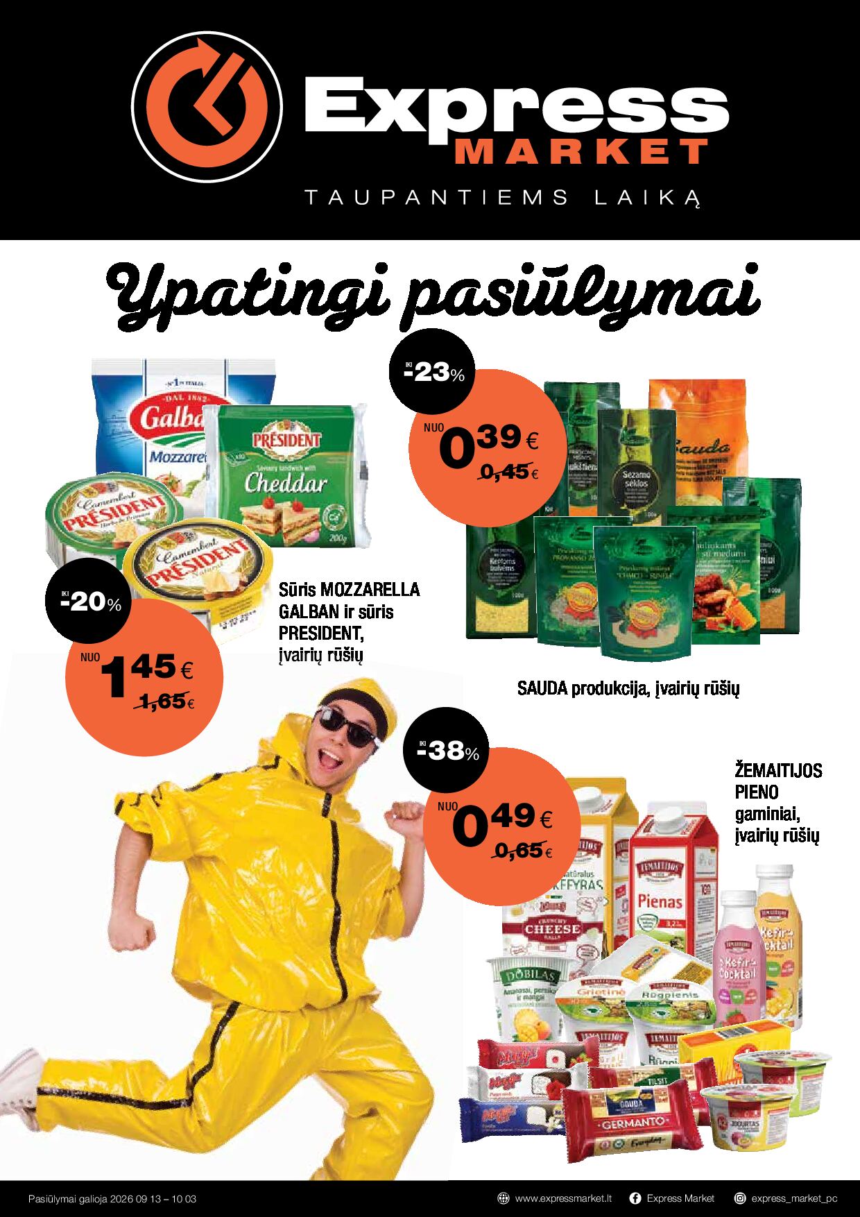 Naujas Express Market leidinys - Naujausias akcijų leidinys – 1 puslapis