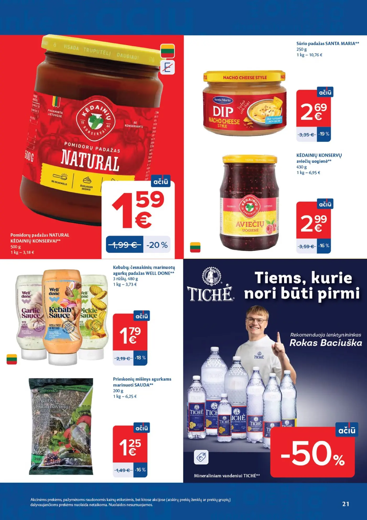 Naujas Maxima nuolaidų leidinys - AČIŪ savaitinis leidinys Nr. 34 – 21 puslapis