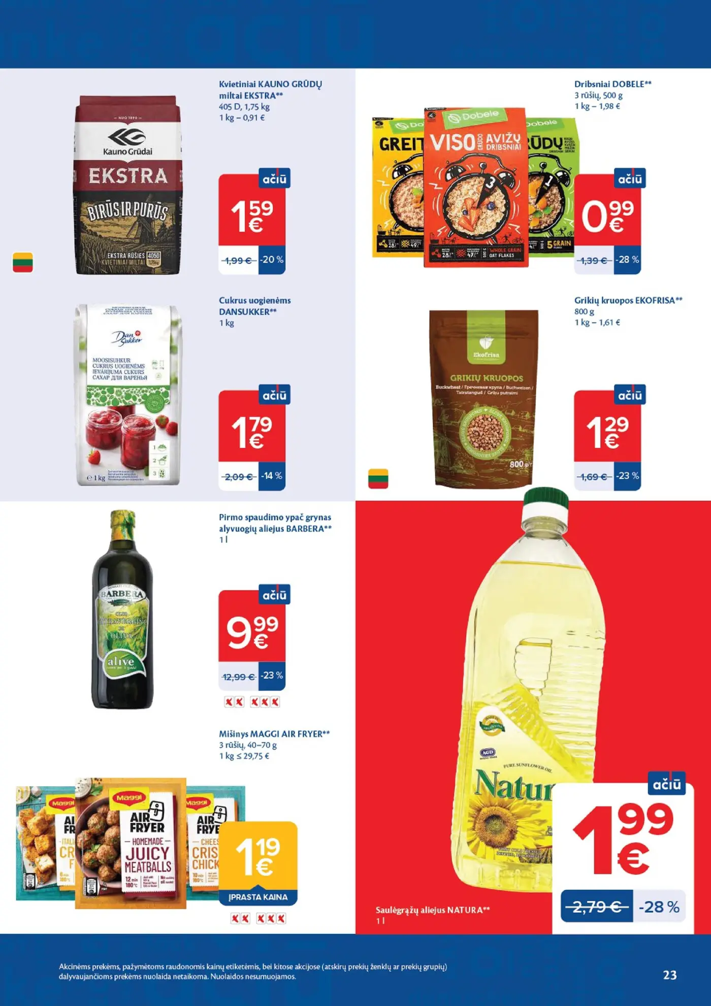 Naujas Maxima nuolaidų leidinys - AČIŪ savaitinis leidinys Nr. 34 – 23 puslapis