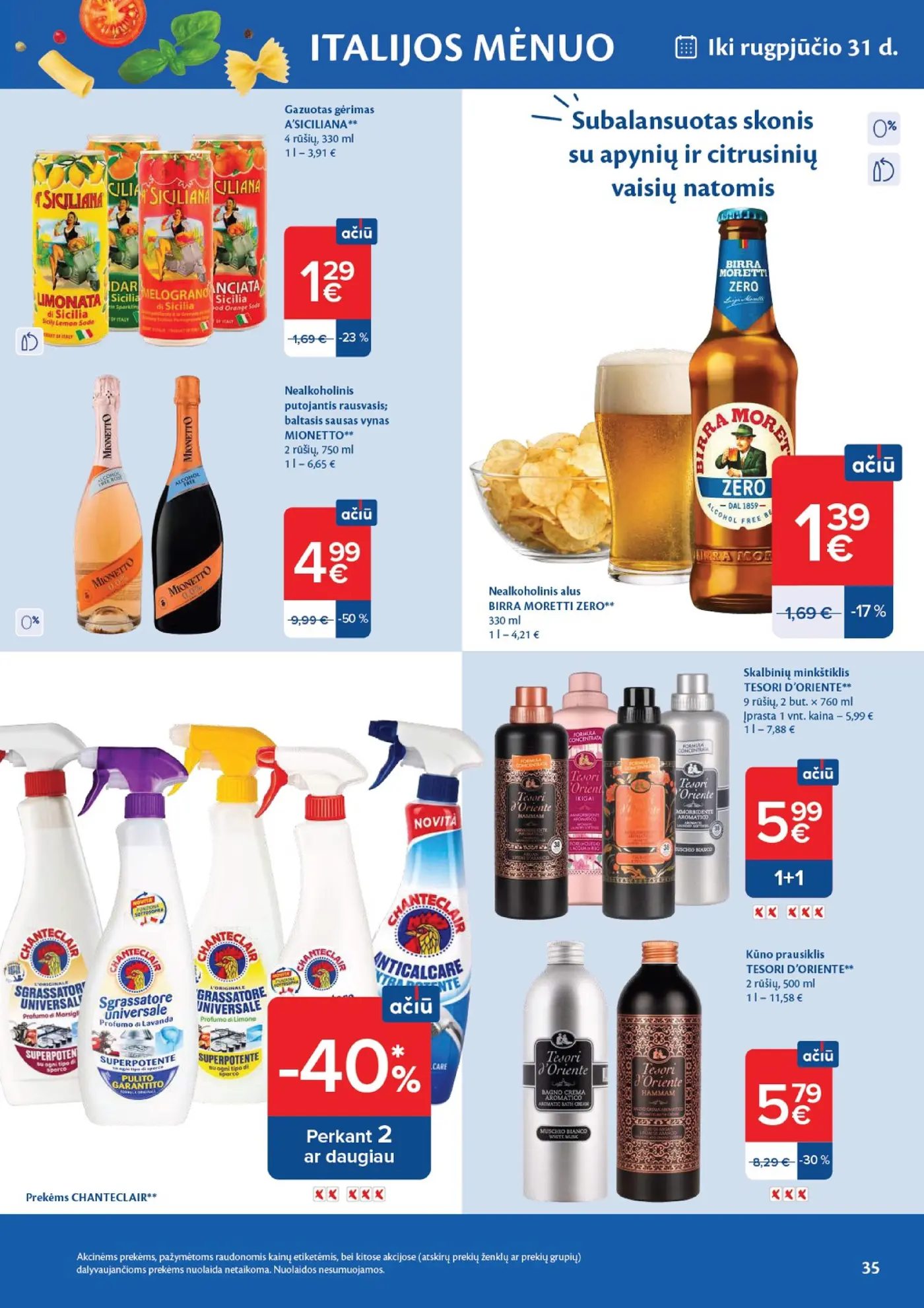 Naujas Maxima nuolaidų leidinys - AČIŪ savaitinis leidinys Nr. 34 – 35 puslapis