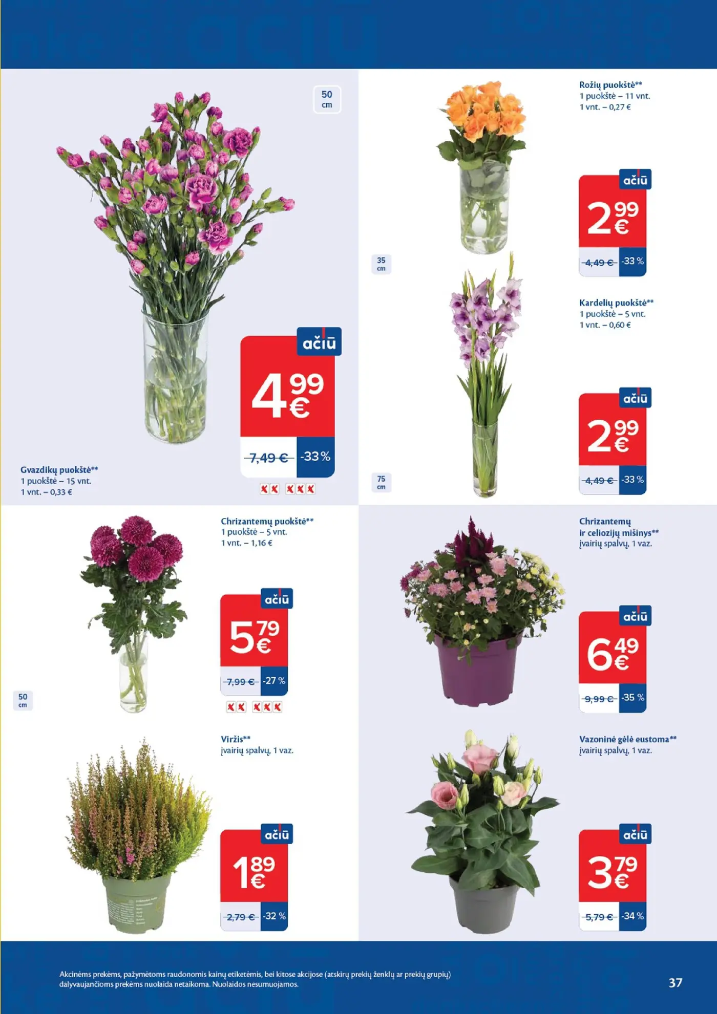 Naujas Maxima nuolaidų leidinys - AČIŪ savaitinis leidinys Nr. 34 – 37 puslapis