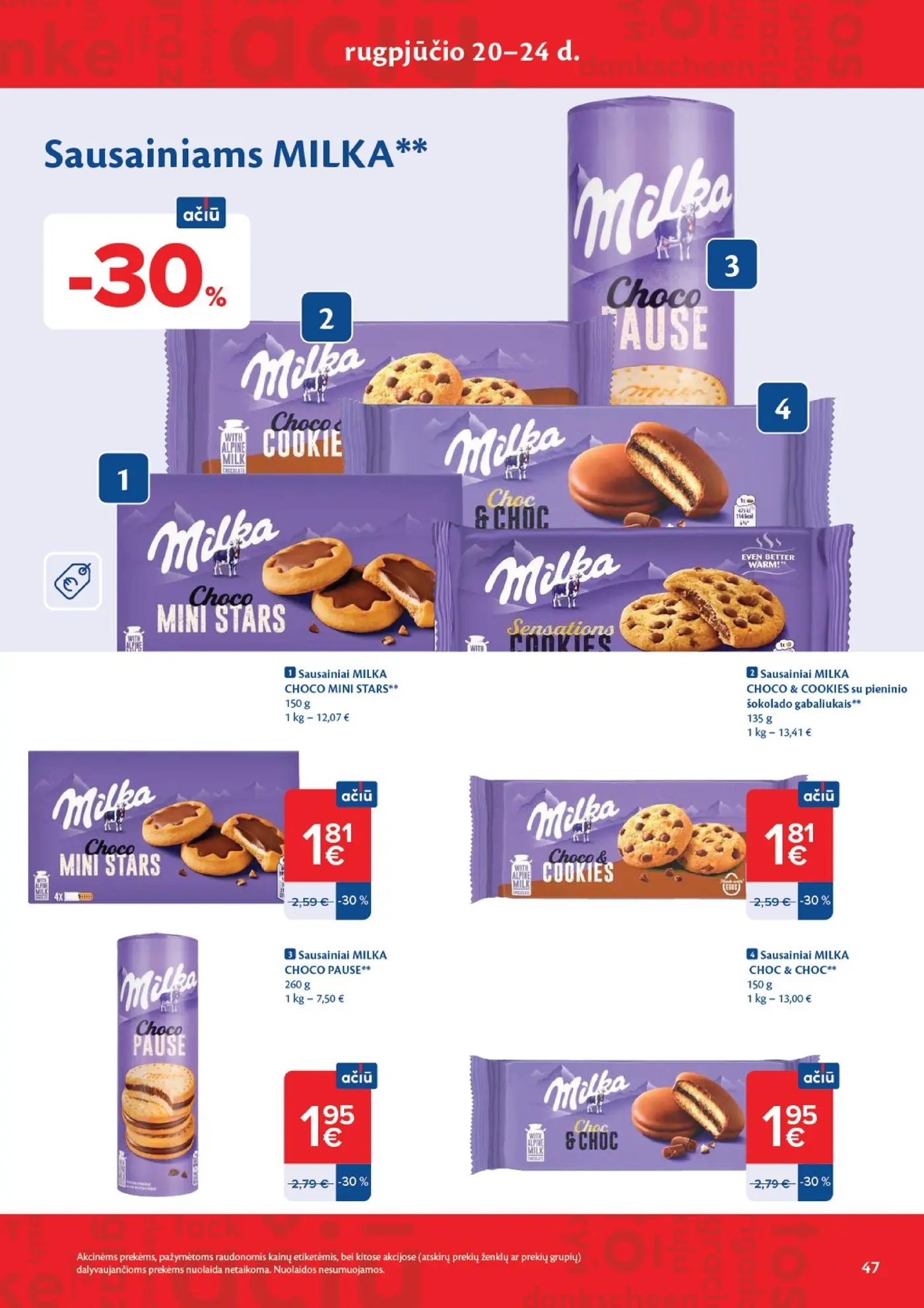 Naujas Maxima nuolaidų leidinys - AČIŪ savaitinis leidinys Nr. 34 – 47 puslapis