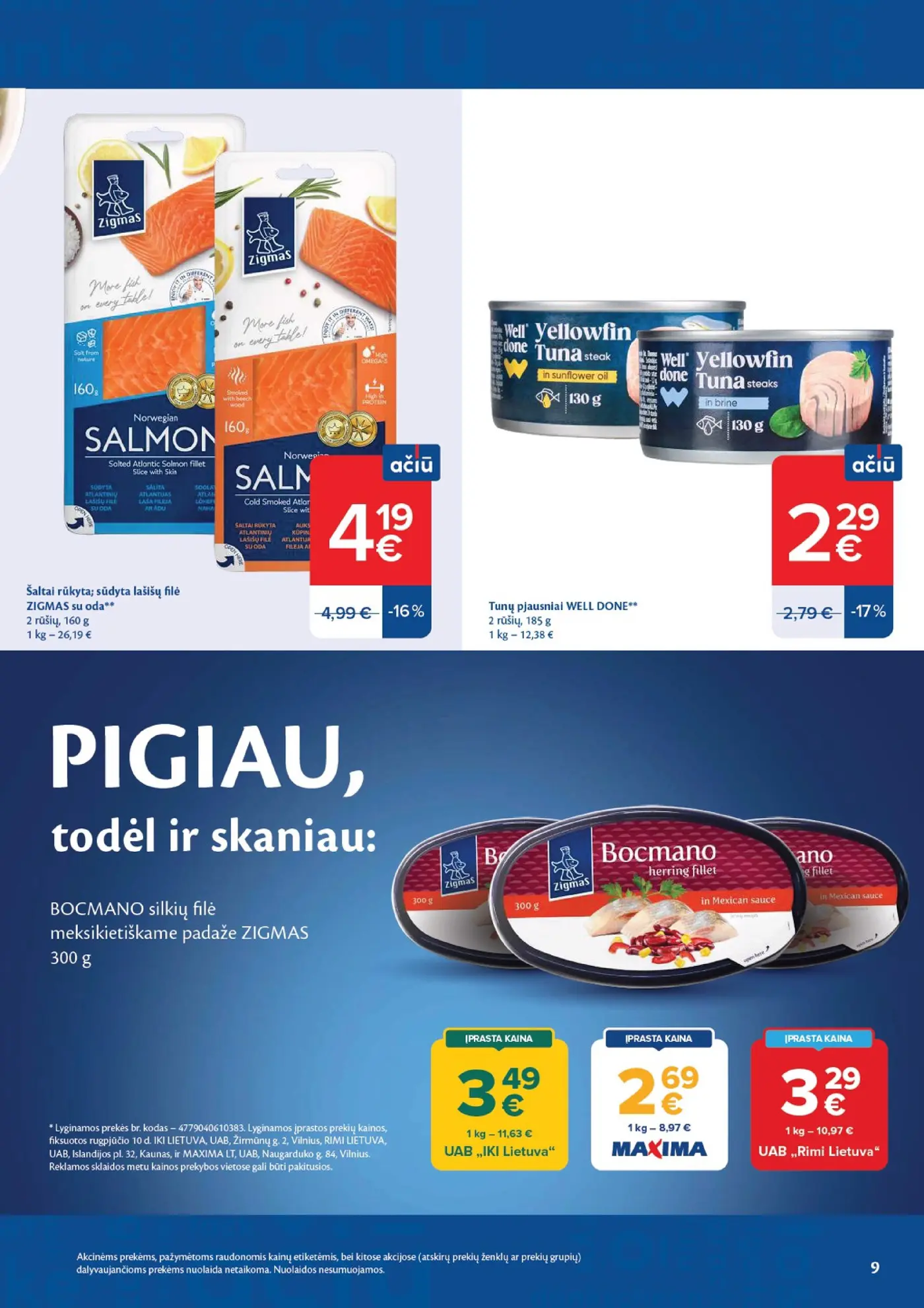 Naujas Maxima nuolaidų leidinys - AČIŪ savaitinis leidinys Nr. 34 – 9 puslapis