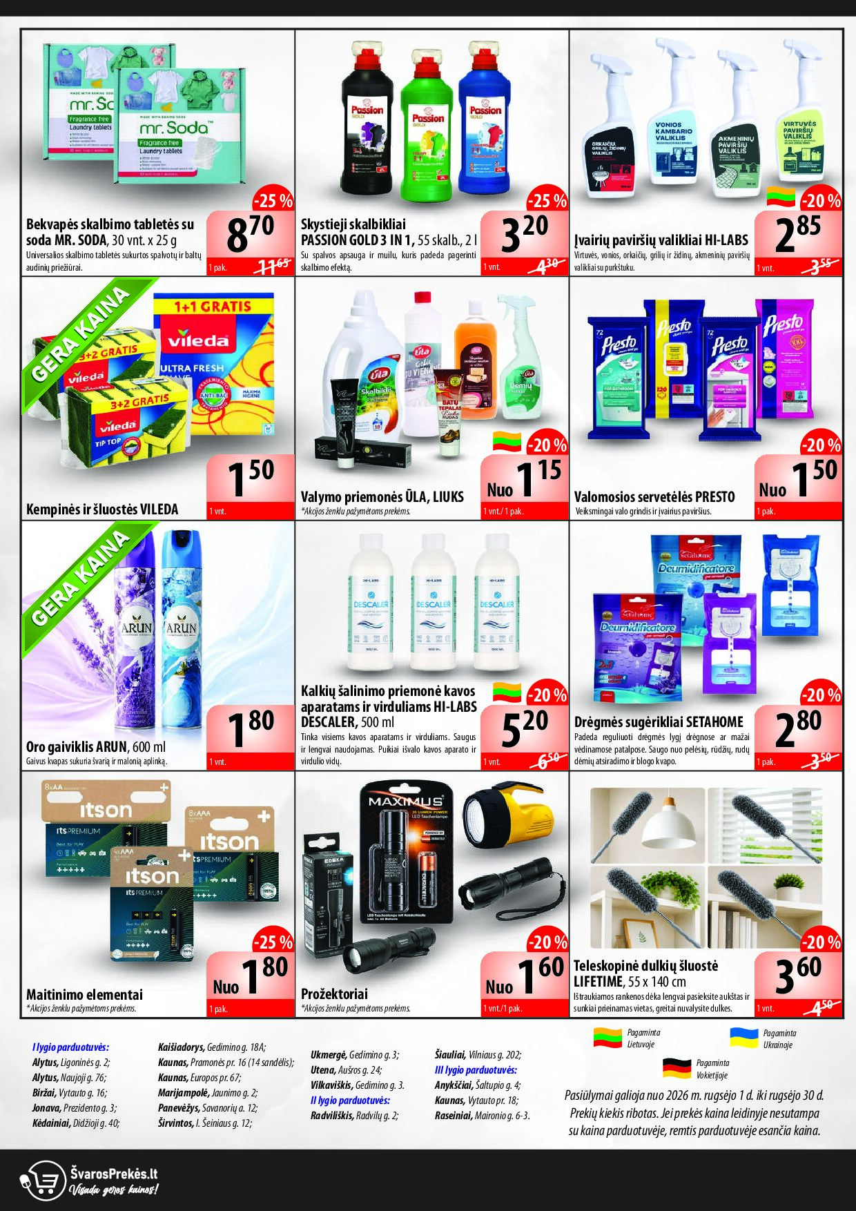 Švaros Prekės leidinys – 4 puslapis
