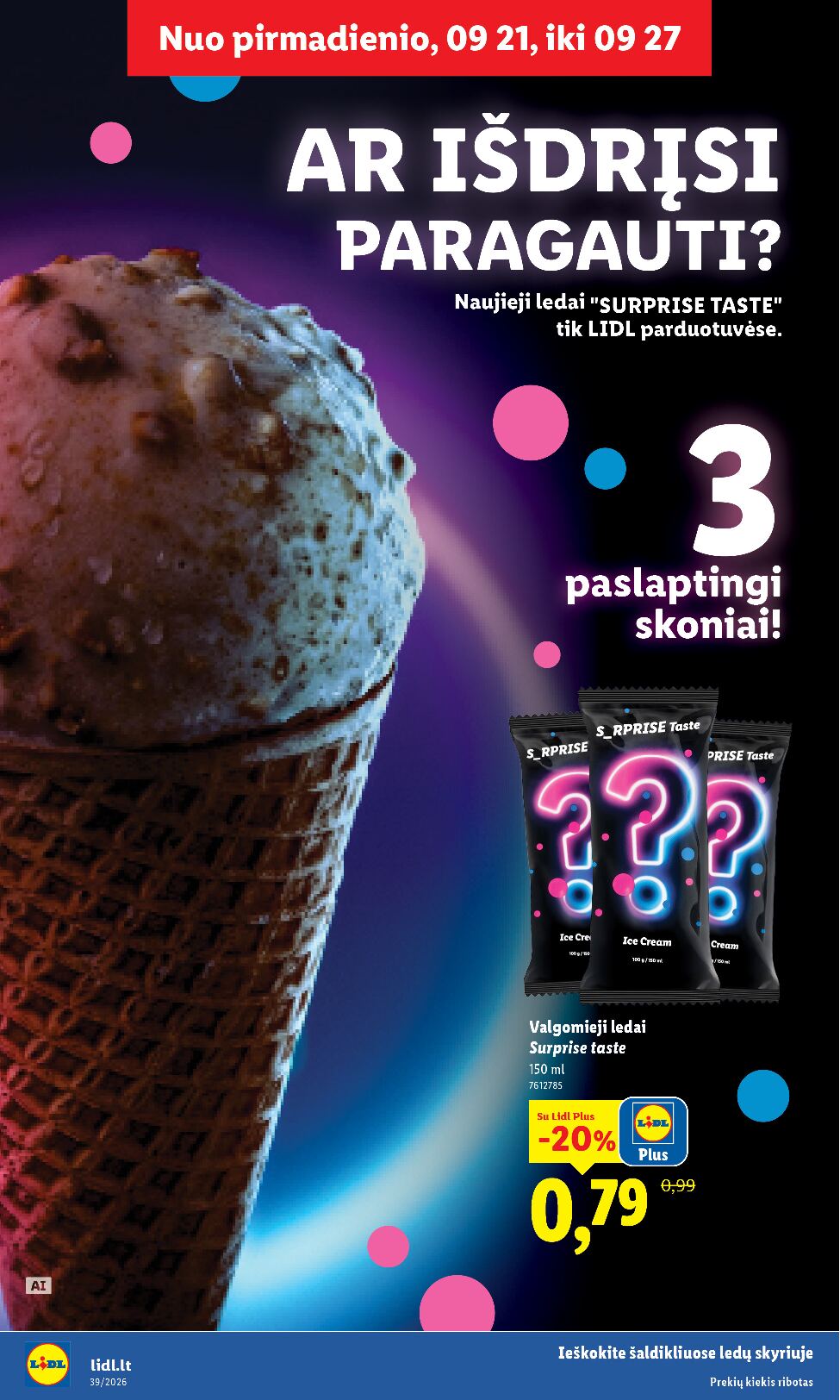 Naujas Lidl nuolaidų leidinys - MAISTO PREKIŲ PASIŪLYMAI Nr.39 – 30 puslapis
