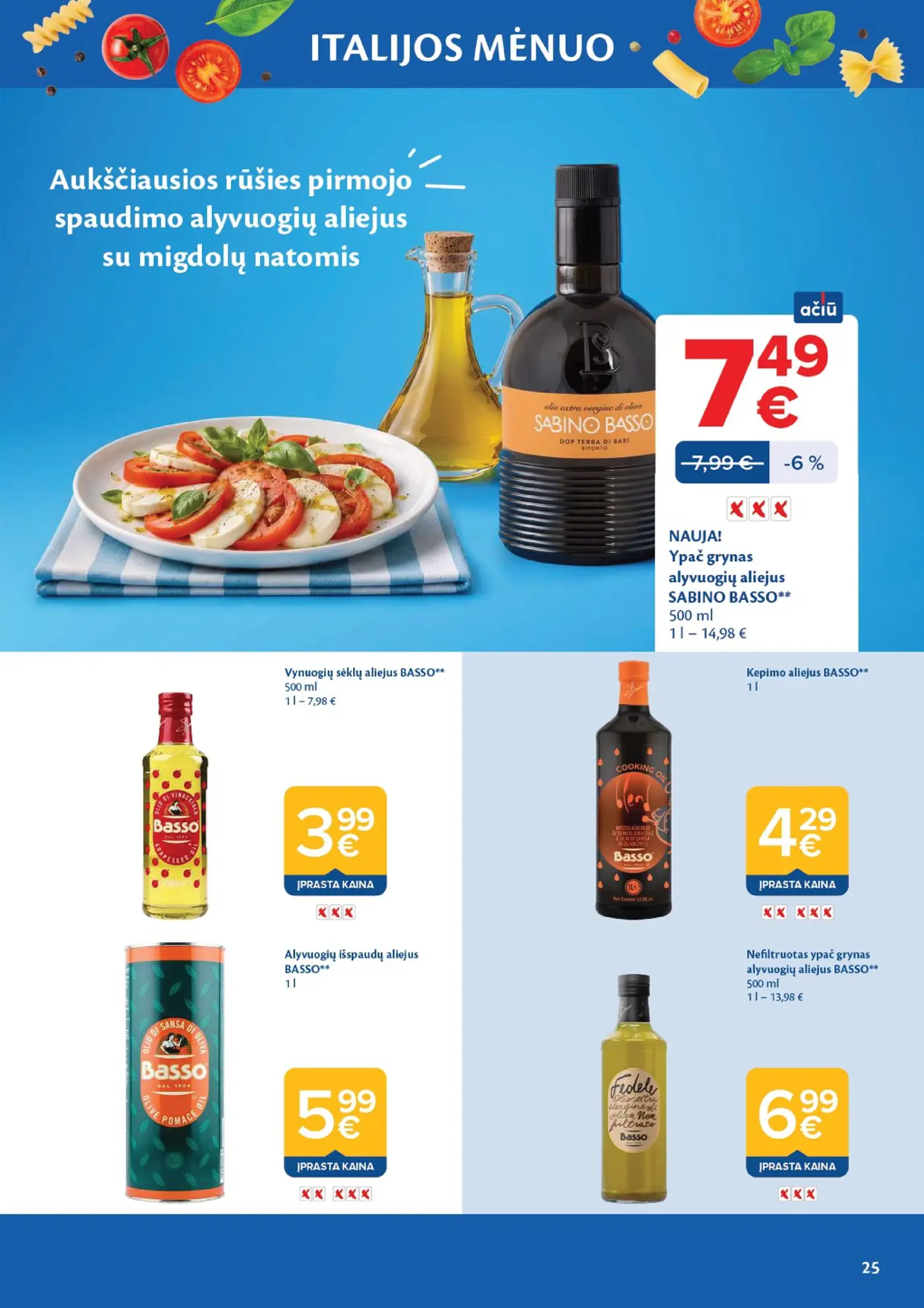 Naujas Maxima nuolaidų leidinys - ITALIJOS MĖNUO – 25 puslapis