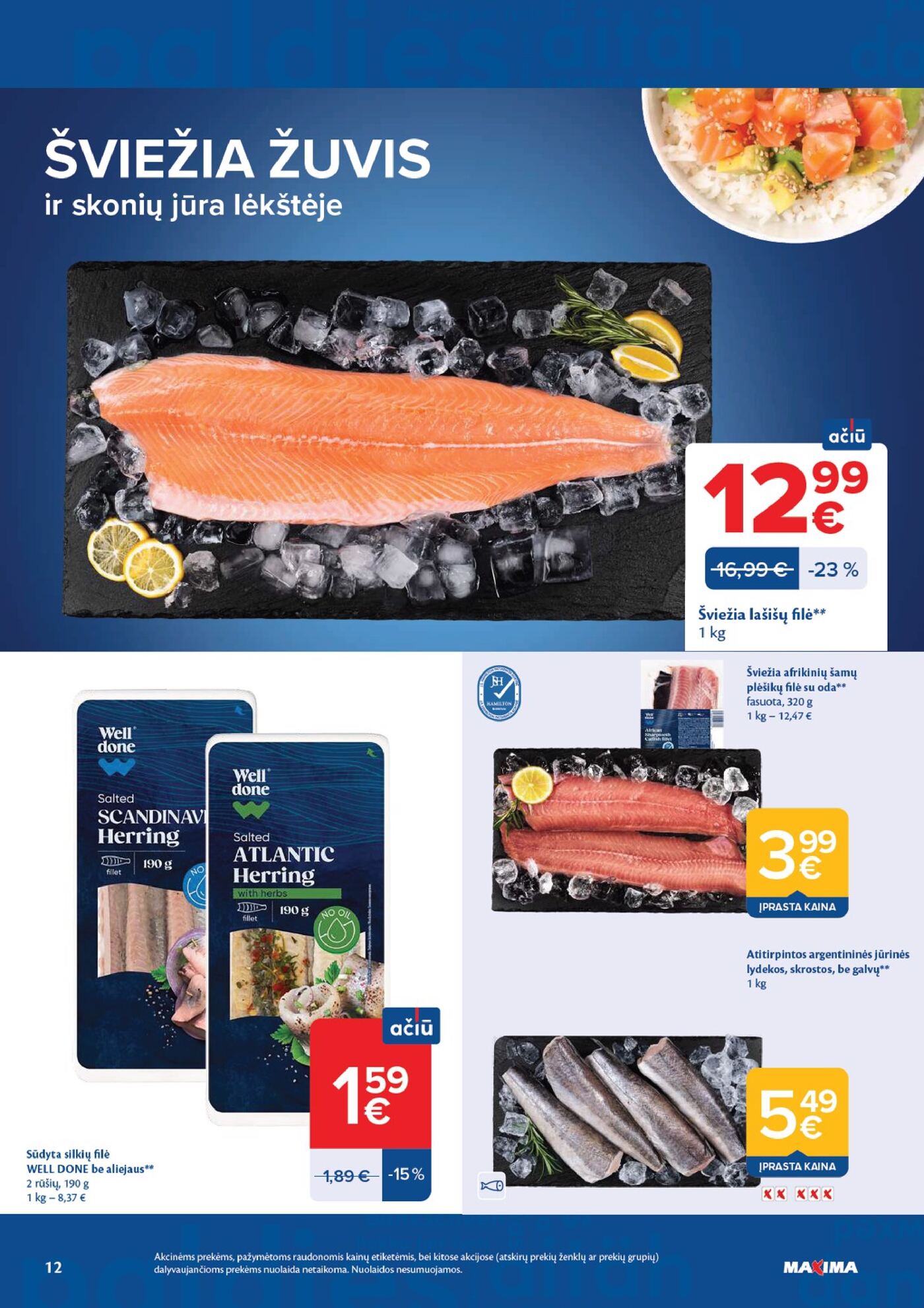 Naujas Maxima nuolaidų leidinys - AČIŪ savaitinis leidinys Nr. 39 – 12 puslapis