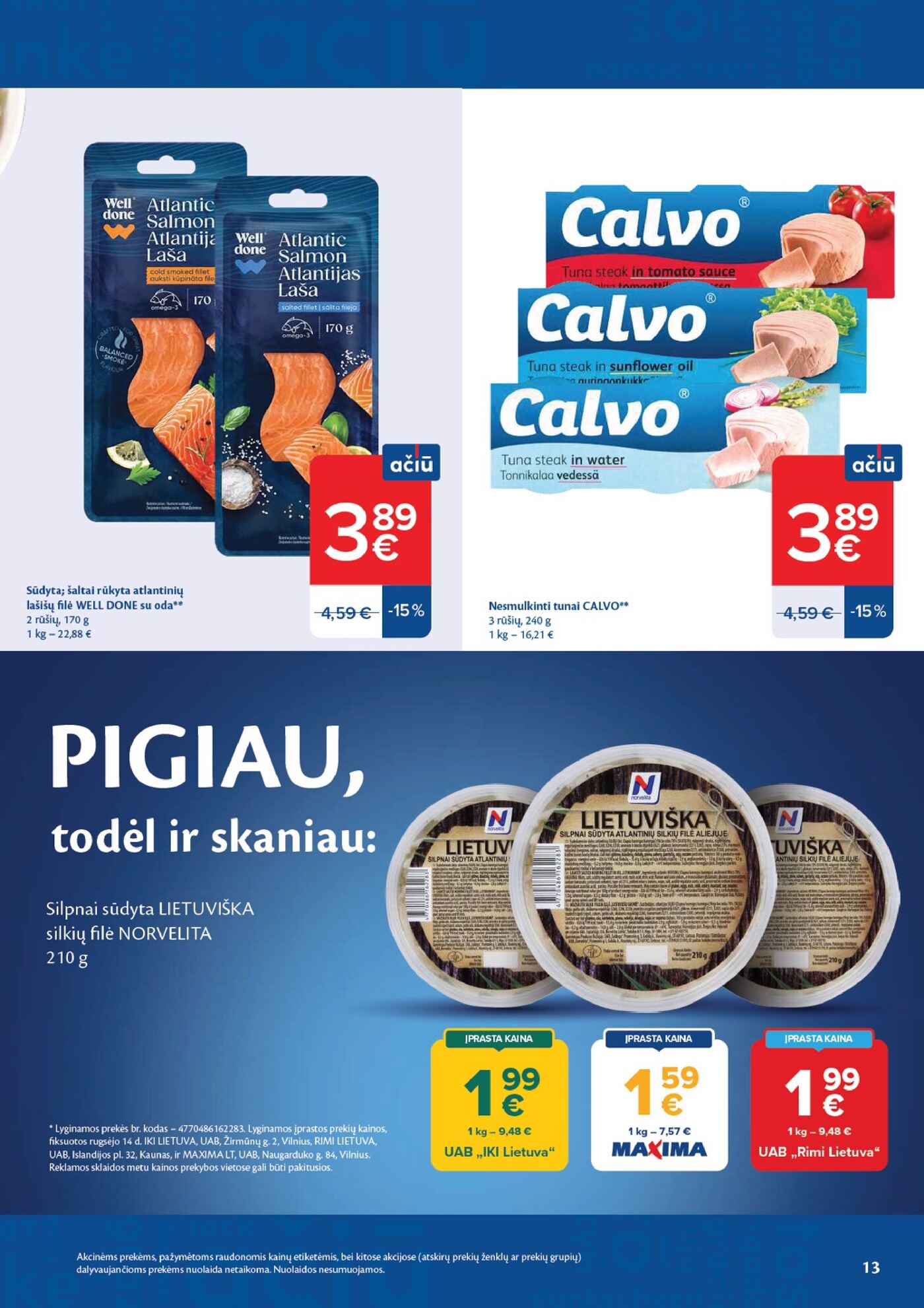 Naujas Maxima nuolaidų leidinys - AČIŪ savaitinis leidinys Nr. 39 – 13 puslapis
