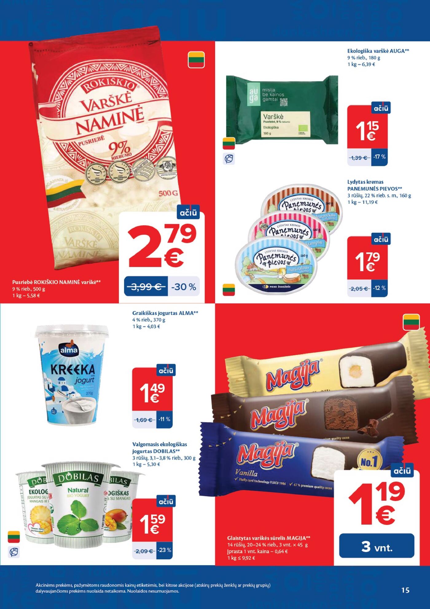 Naujas Maxima nuolaidų leidinys - AČIŪ savaitinis leidinys Nr. 39 – 15 puslapis
