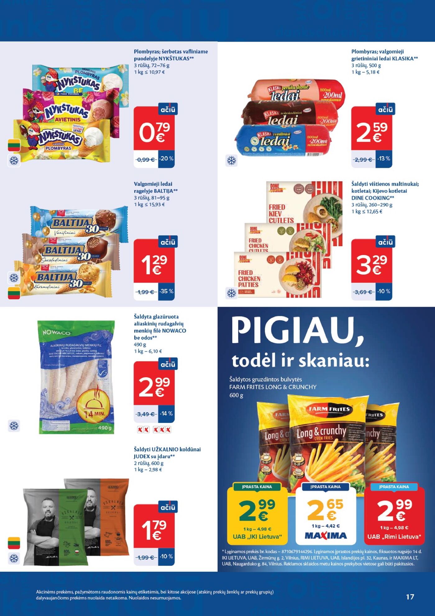 Naujas Maxima nuolaidų leidinys - AČIŪ savaitinis leidinys Nr. 39 – 17 puslapis