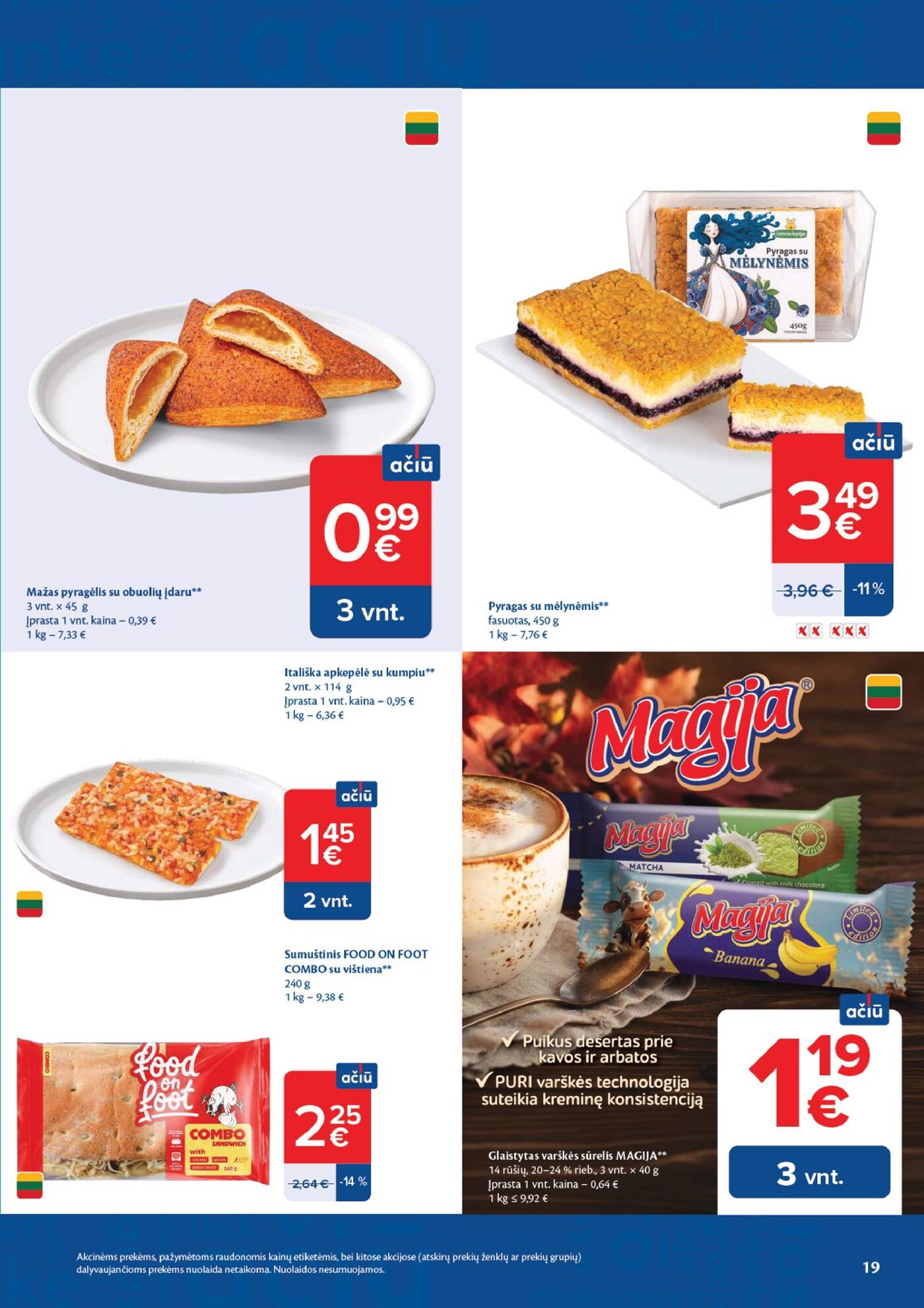 Naujas Maxima nuolaidų leidinys - AČIŪ savaitinis leidinys Nr. 39 – 19 puslapis