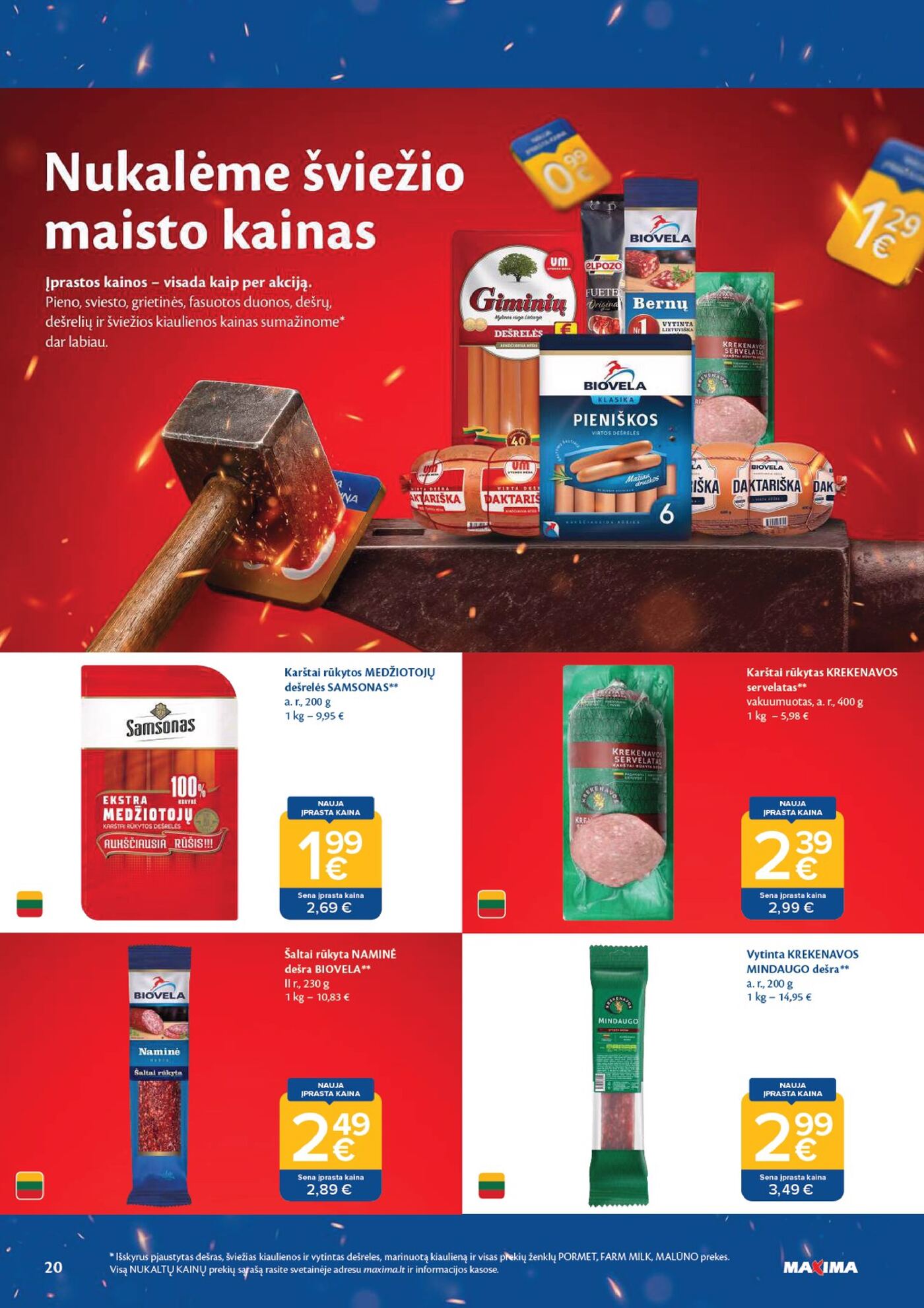 Naujas Maxima nuolaidų leidinys - AČIŪ savaitinis leidinys Nr. 39 – 20 puslapis
