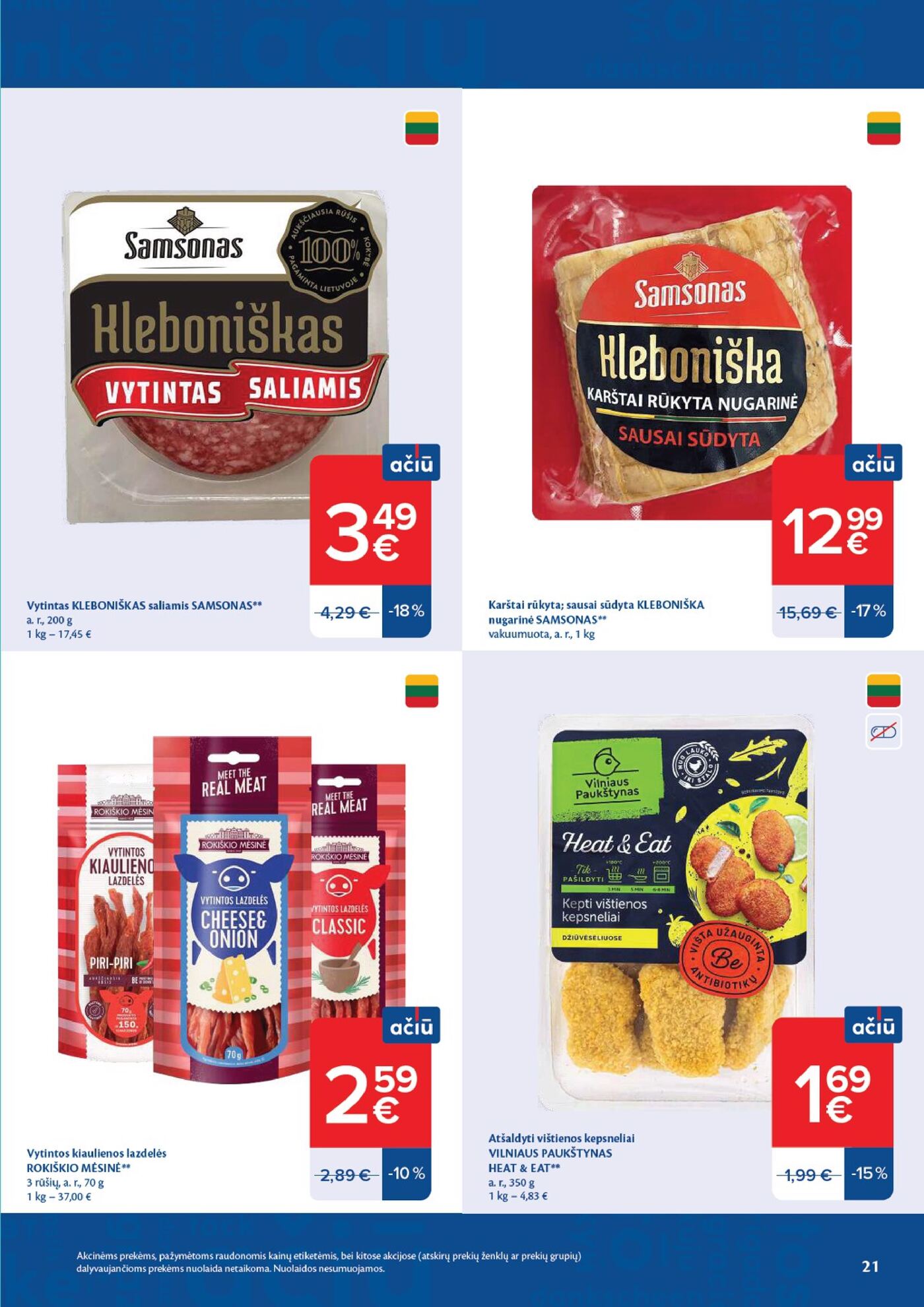 Naujas Maxima nuolaidų leidinys - AČIŪ savaitinis leidinys Nr. 39 – 21 puslapis