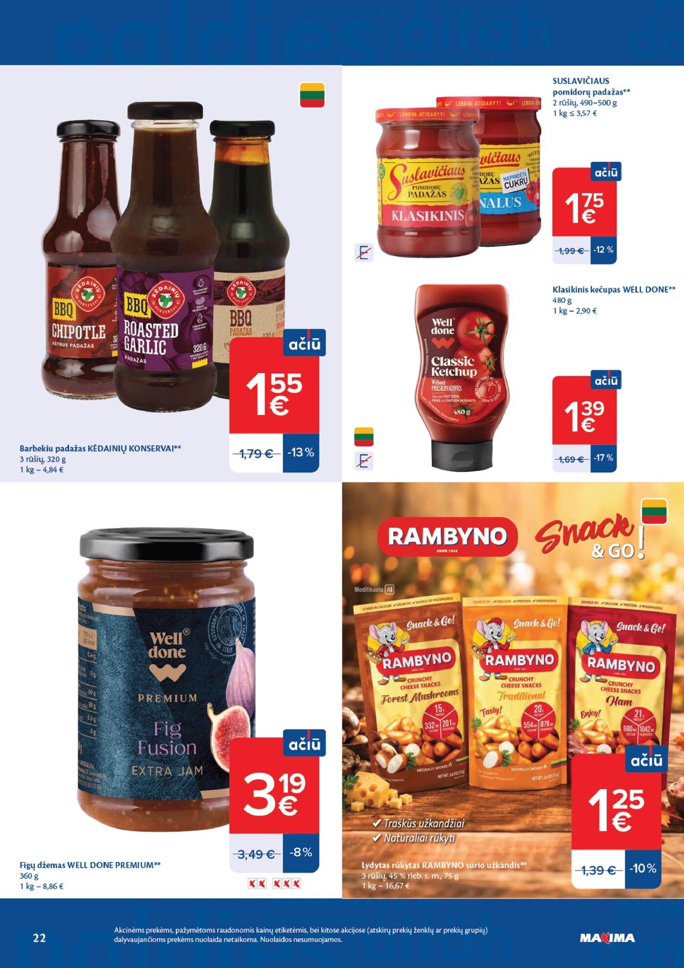 Naujas Maxima nuolaidų leidinys - AČIŪ savaitinis leidinys Nr. 39 – 22 puslapis