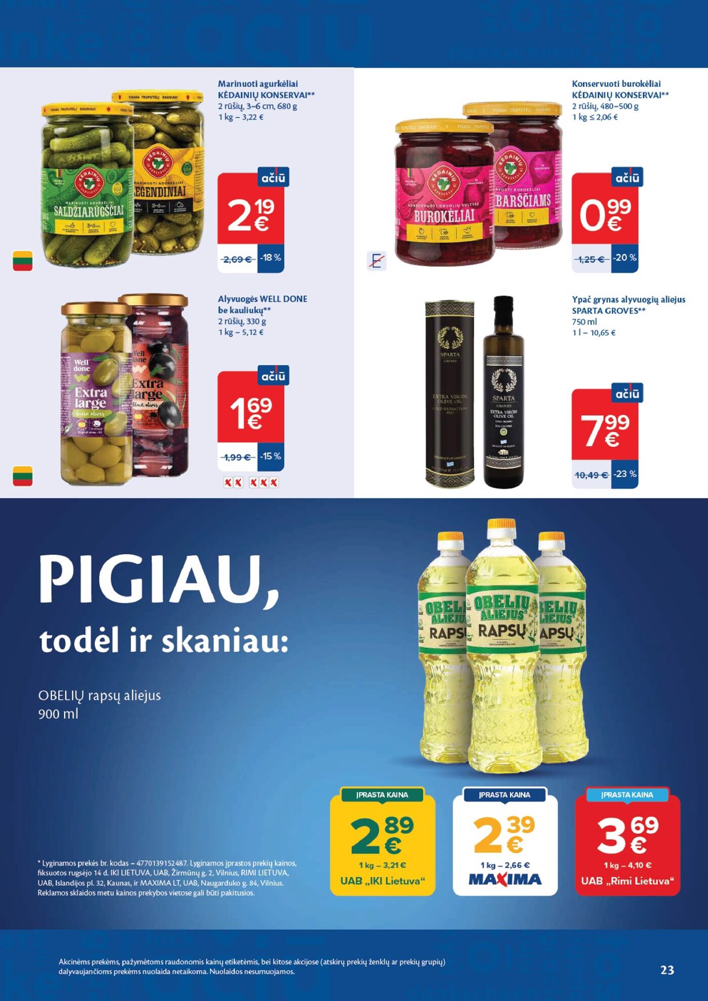 Naujas Maxima nuolaidų leidinys - AČIŪ savaitinis leidinys Nr. 39 – 23 puslapis