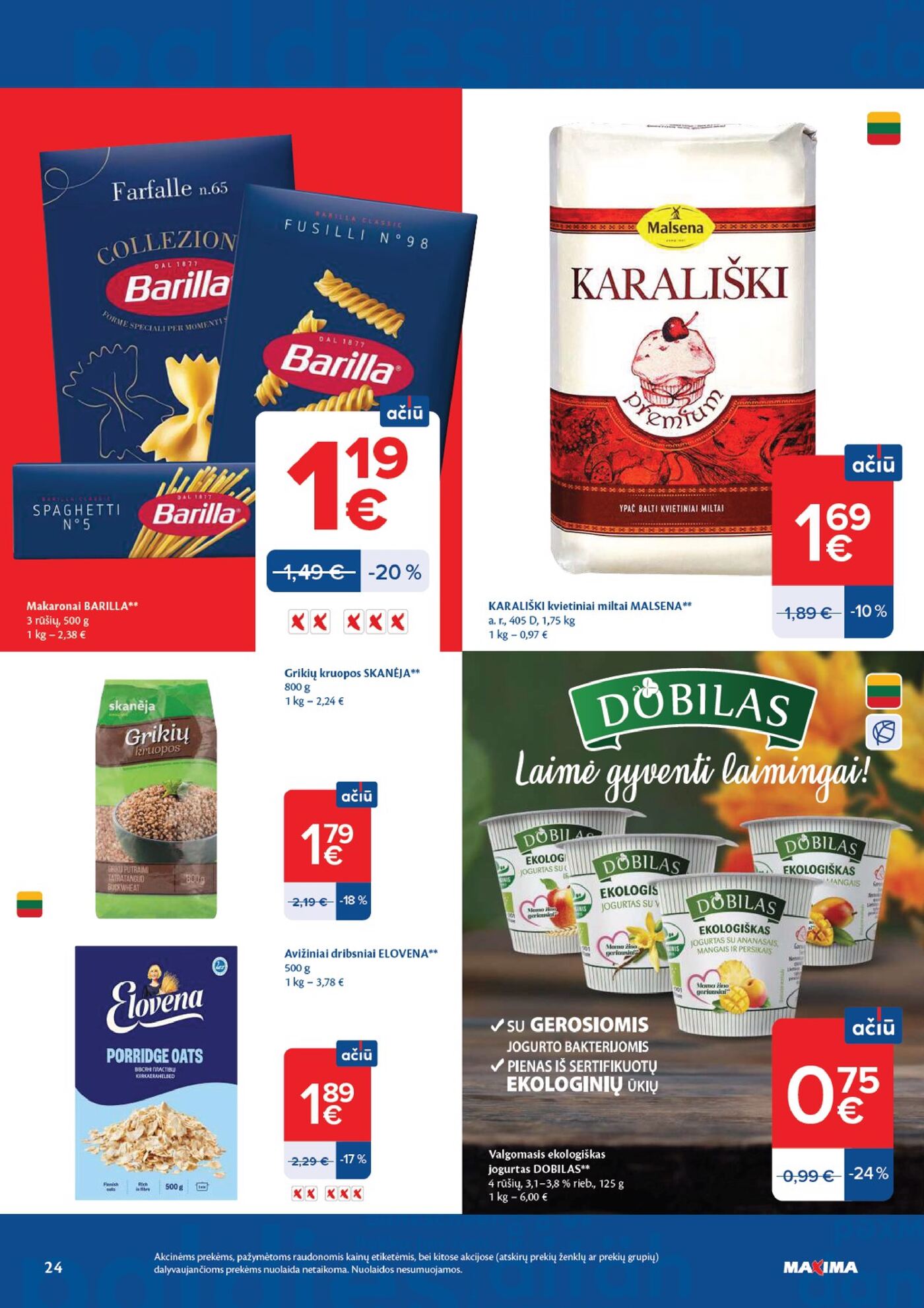 Naujas Maxima nuolaidų leidinys - AČIŪ savaitinis leidinys Nr. 39 – 24 puslapis