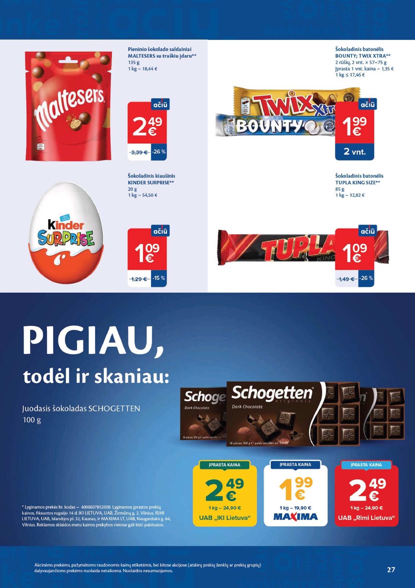 Naujas Maxima nuolaidų leidinys - AČIŪ savaitinis leidinys Nr. 39 – 27 puslapis