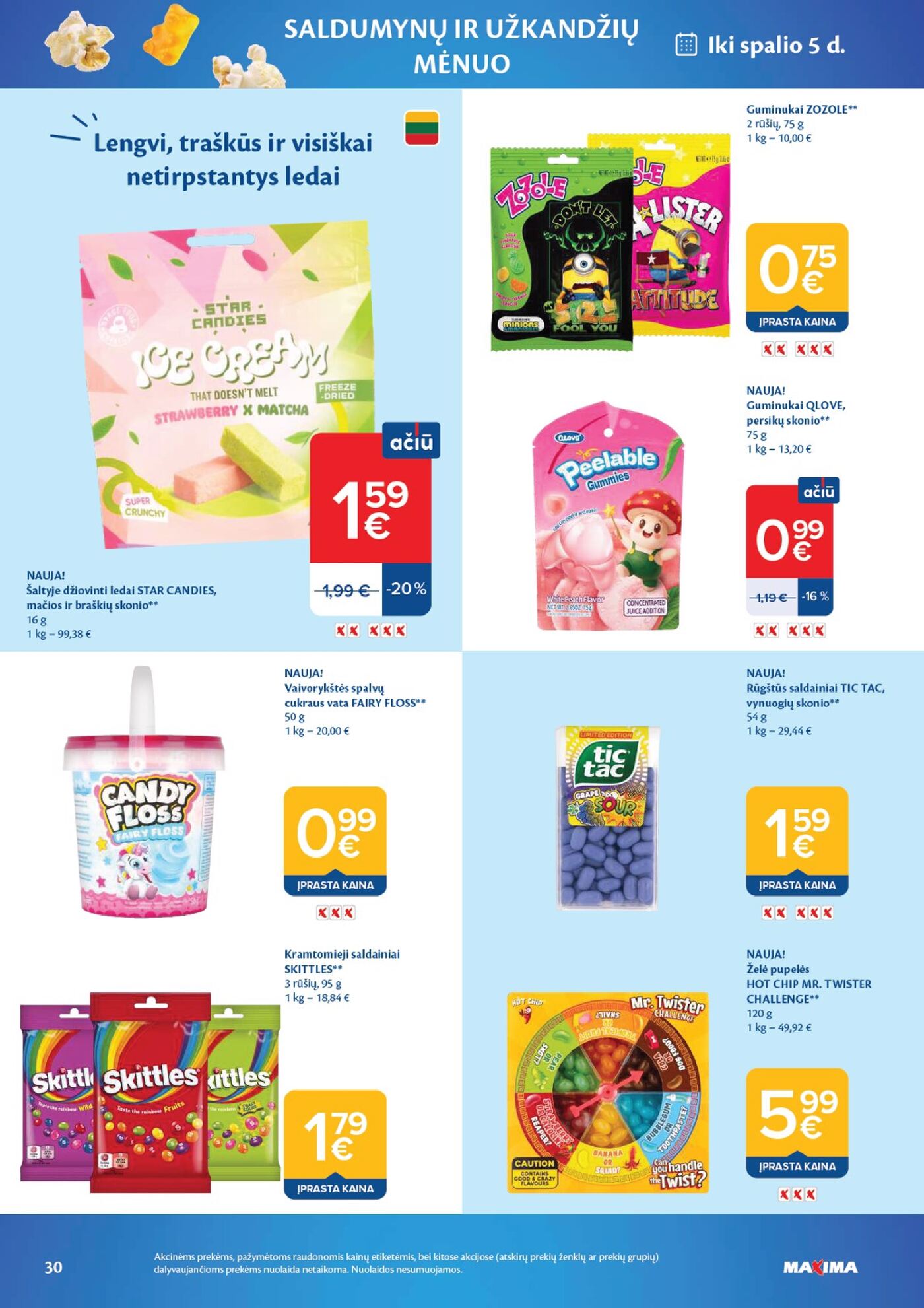 Naujas Maxima nuolaidų leidinys - AČIŪ savaitinis leidinys Nr. 39 – 30 puslapis