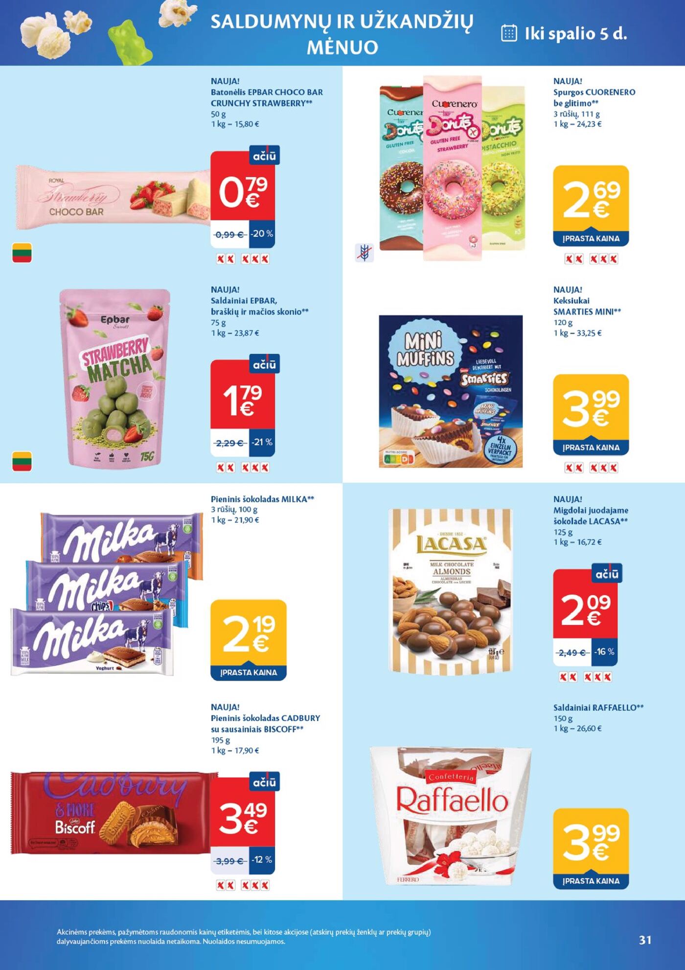 Naujas Maxima nuolaidų leidinys - AČIŪ savaitinis leidinys Nr. 39 – 31 puslapis