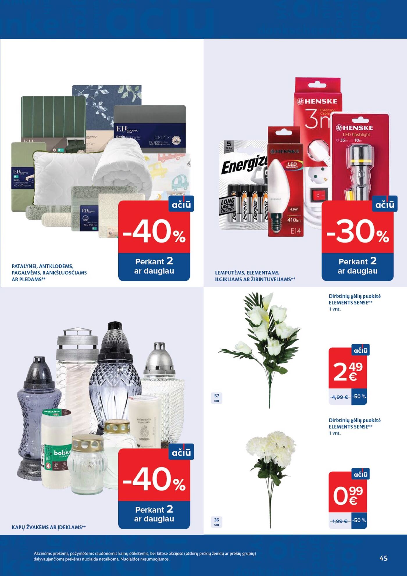 Naujas Maxima nuolaidų leidinys - AČIŪ savaitinis leidinys Nr. 39 – 45 puslapis