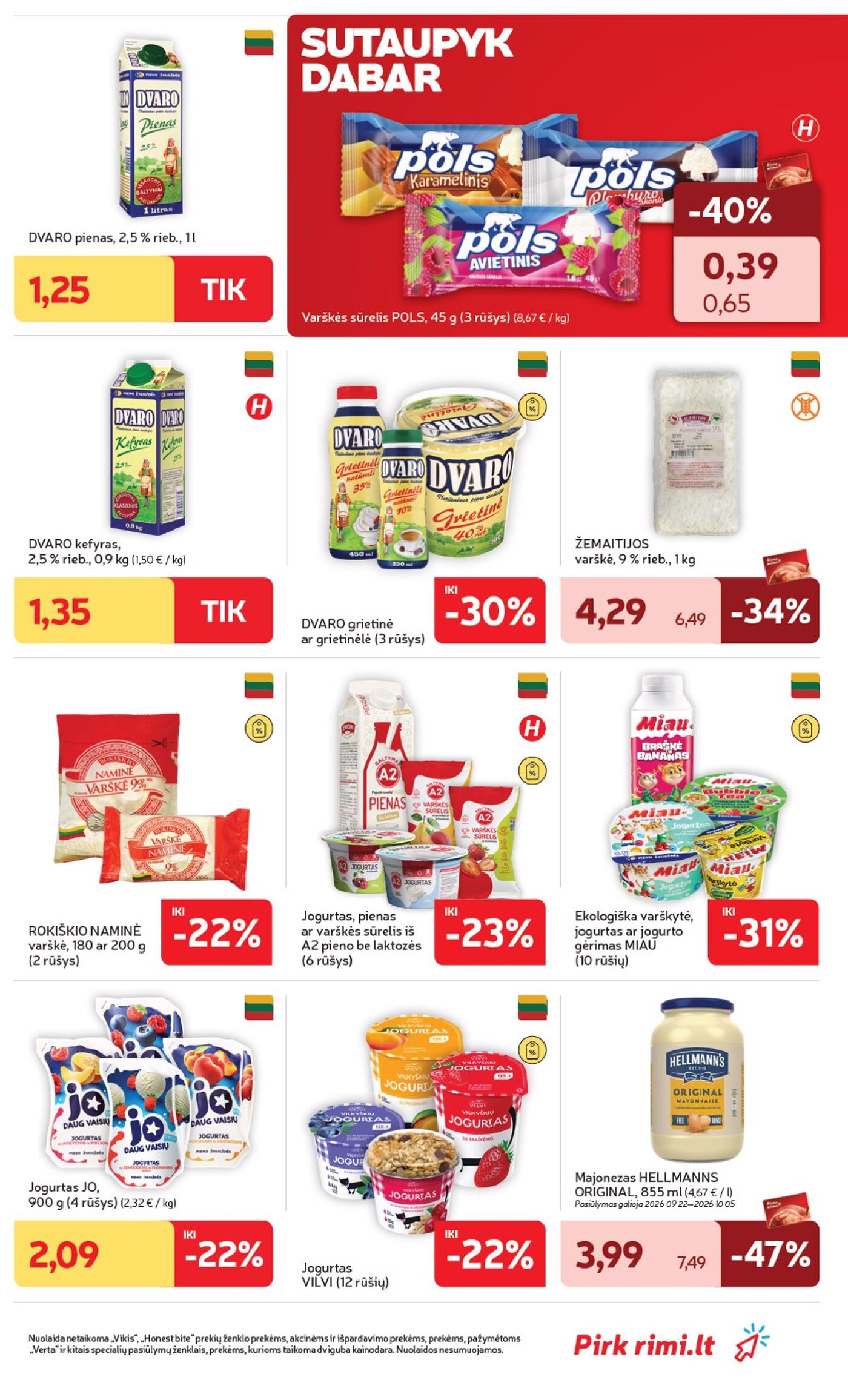 „Rimi“ savaitinis leidinys Nr. 39 (2026.09.22 - 2026.09.28) – 19 puslapis