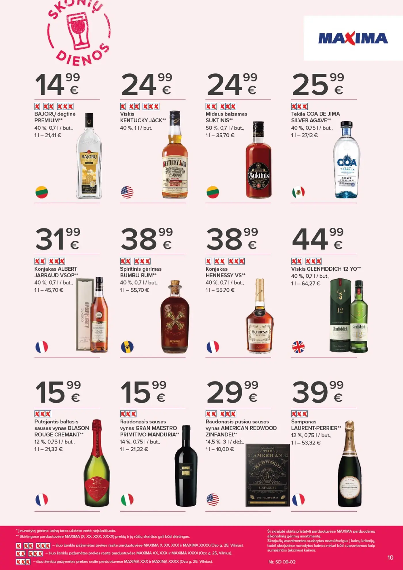 Naujas Maxima nuolaidų leidinys - MAXIMOS leidinys SKONIŲ DIENOS – 10 puslapis
