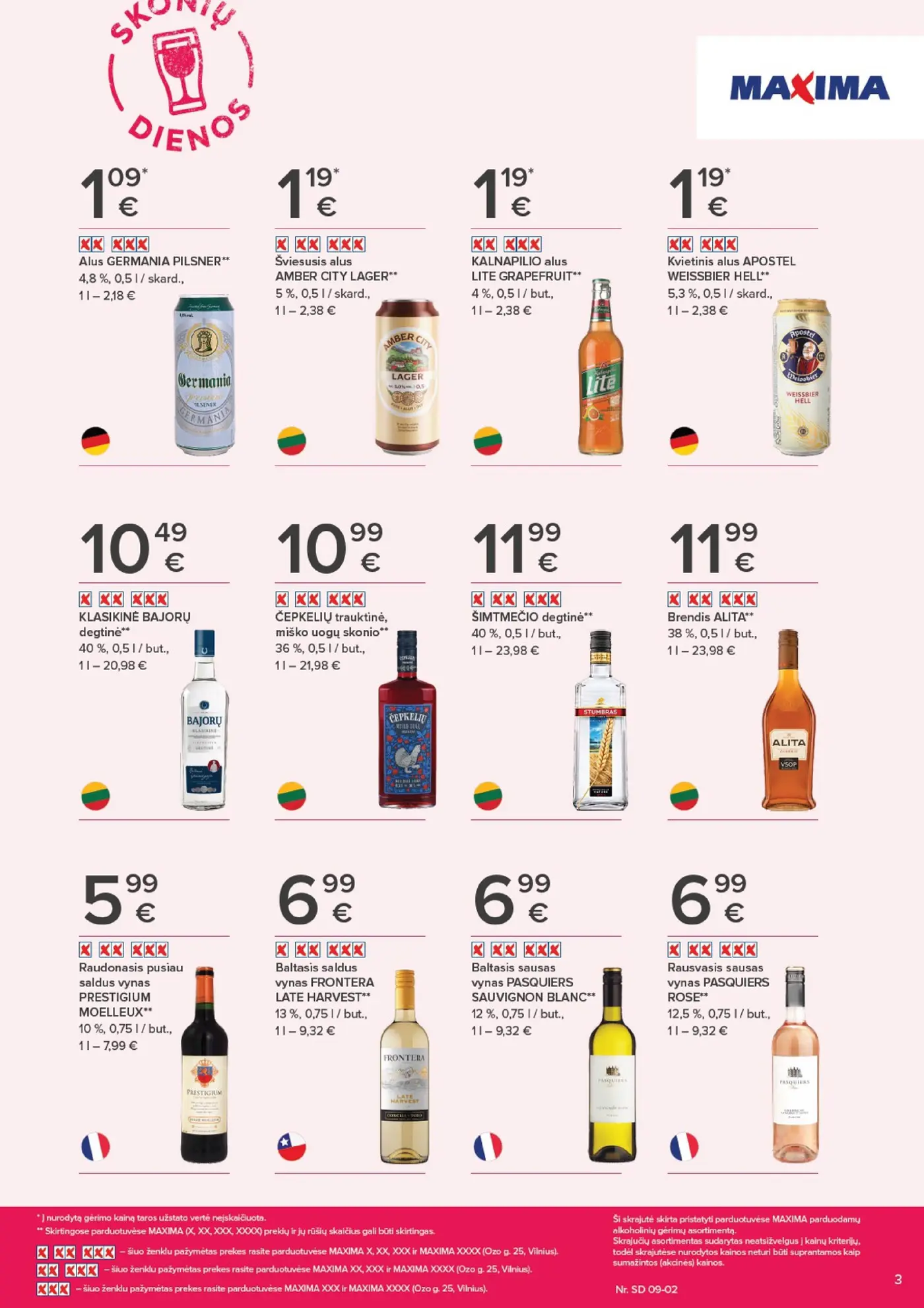 Naujas Maxima nuolaidų leidinys - MAXIMOS leidinys SKONIŲ DIENOS – 3 puslapis
