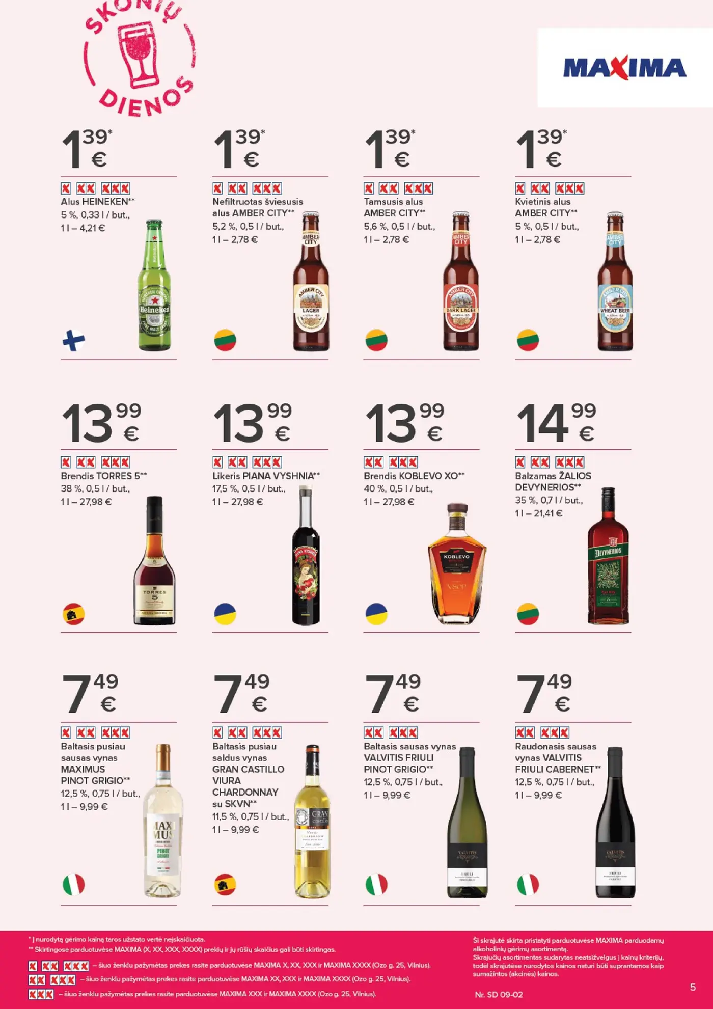 Naujas Maxima nuolaidų leidinys - MAXIMOS leidinys SKONIŲ DIENOS – 5 puslapis