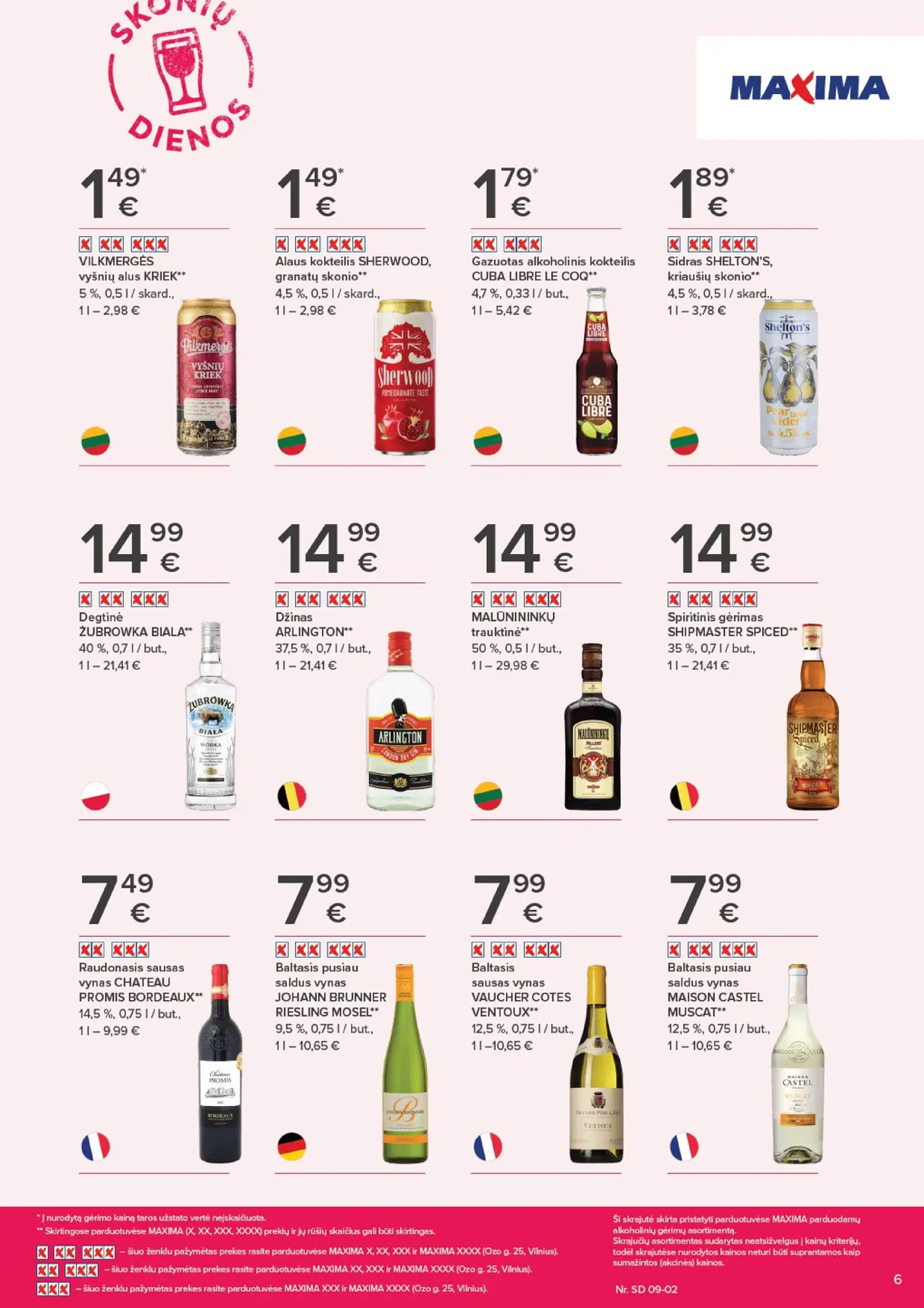 Naujas Maxima nuolaidų leidinys - MAXIMOS leidinys SKONIŲ DIENOS – 6 puslapis