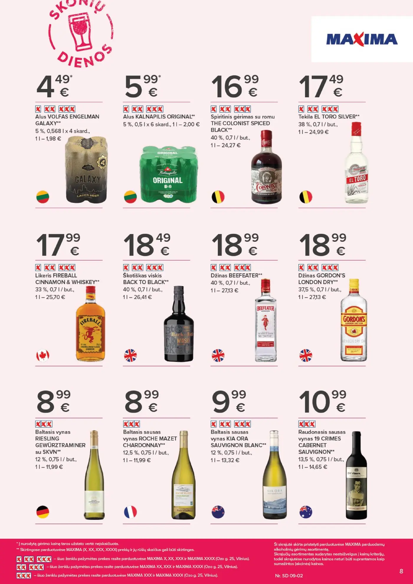 Naujas Maxima nuolaidų leidinys - MAXIMOS leidinys SKONIŲ DIENOS – 8 puslapis